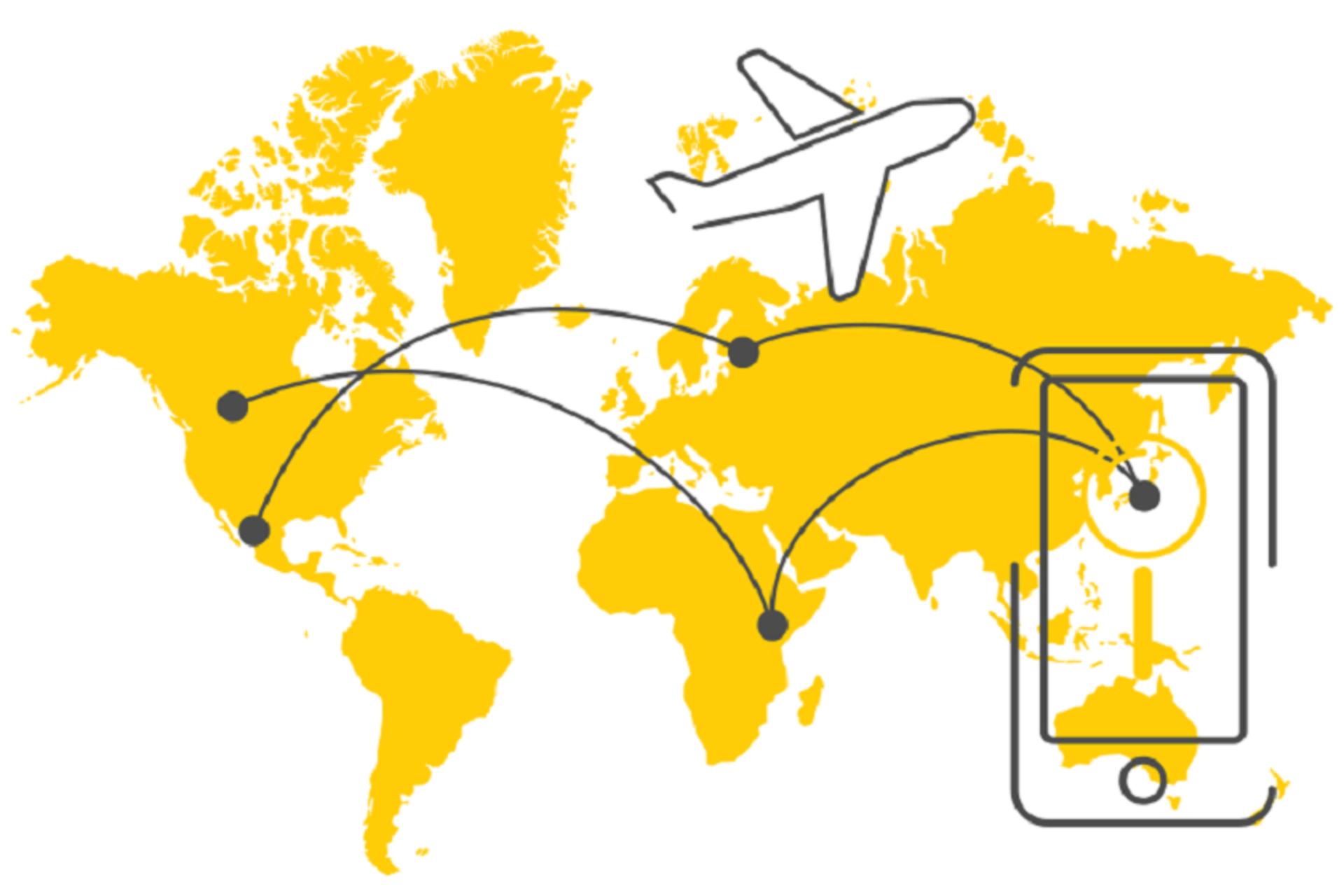 رومینگ ایرانسل در سفر