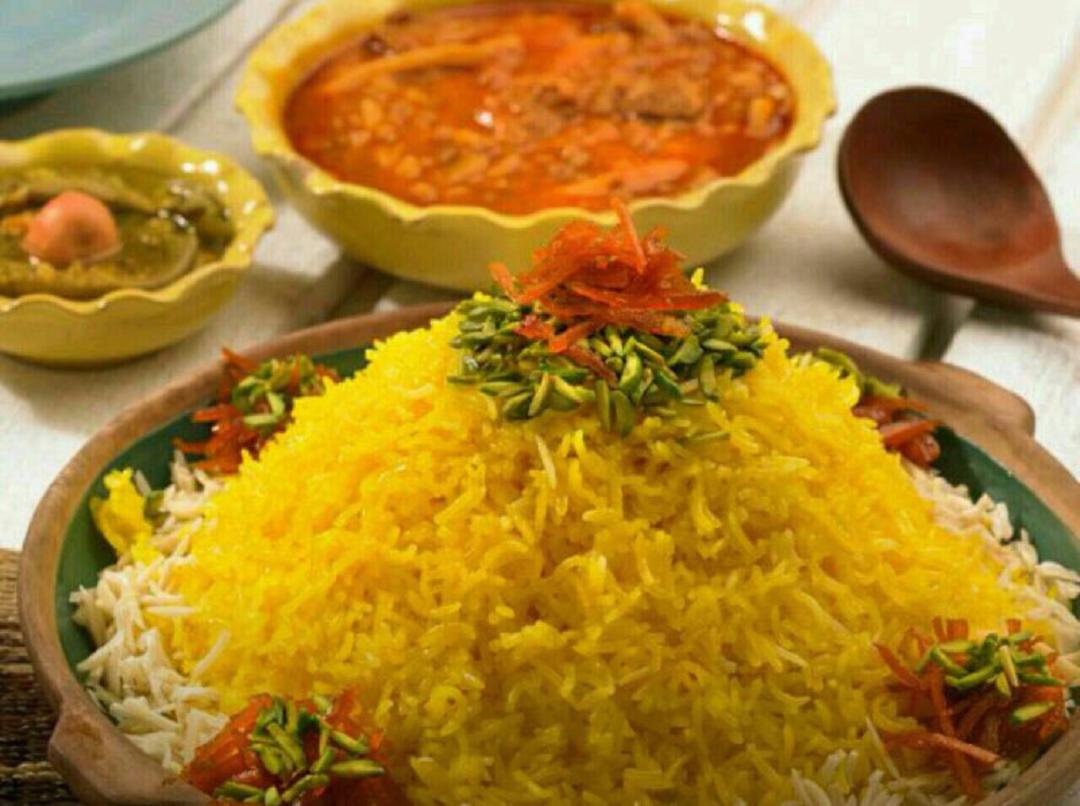 شکر پلو و خورشت قیمه