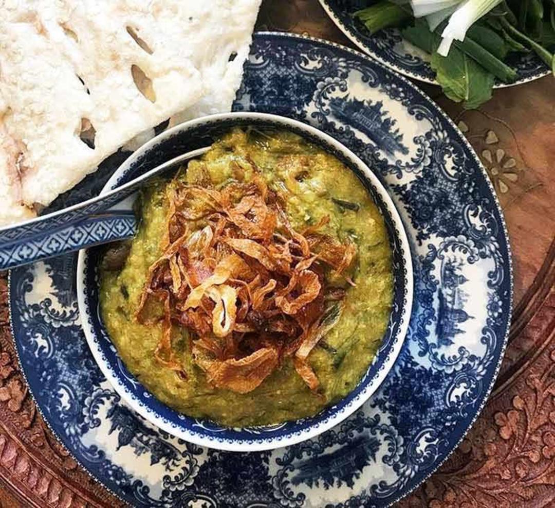 آش سبزی شیرازی