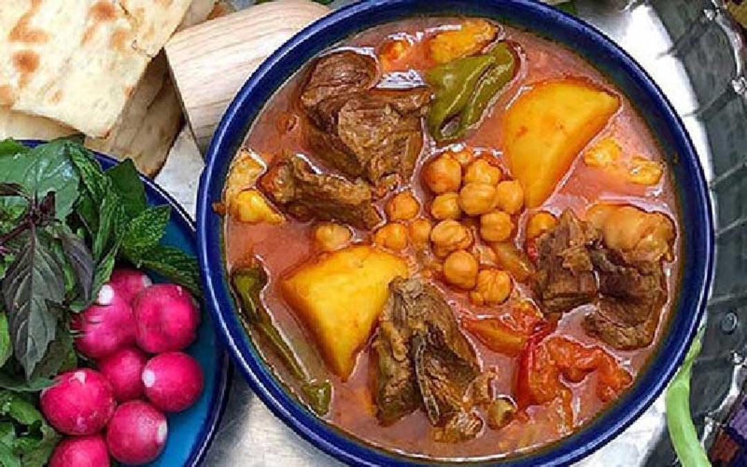 یخنی نخود شیرازی