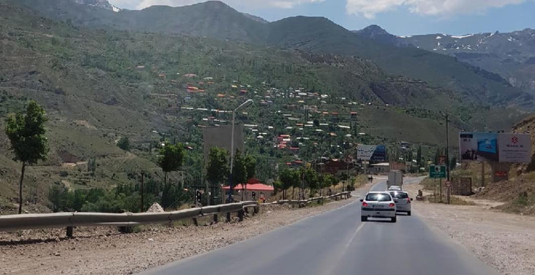 مسیر دسترسی روستای پلور