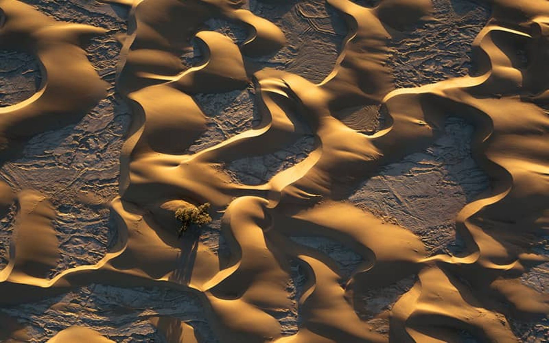 عکس هوایی از کویر