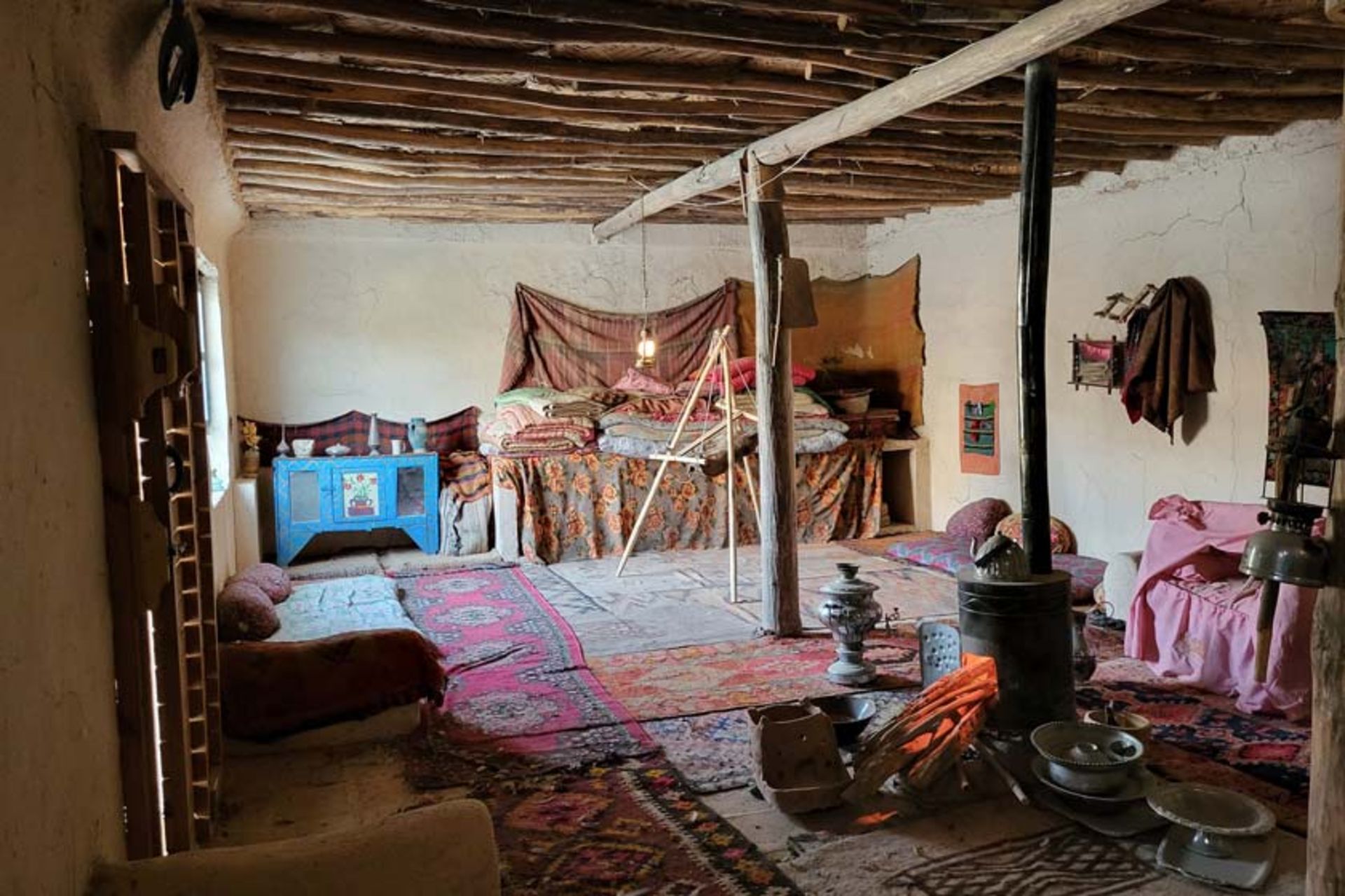 دکوری از خانه سنتی کردی در موزه امنه سورکه