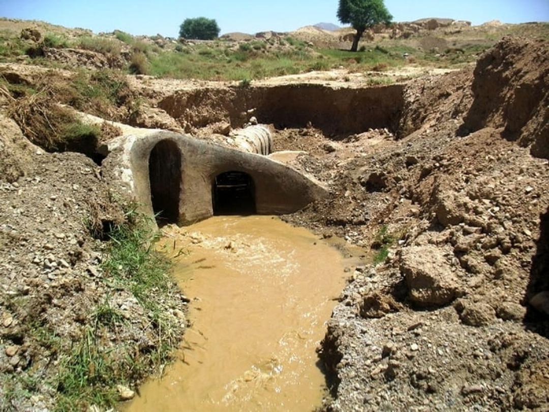کانال‌های خروجی قنات بلده