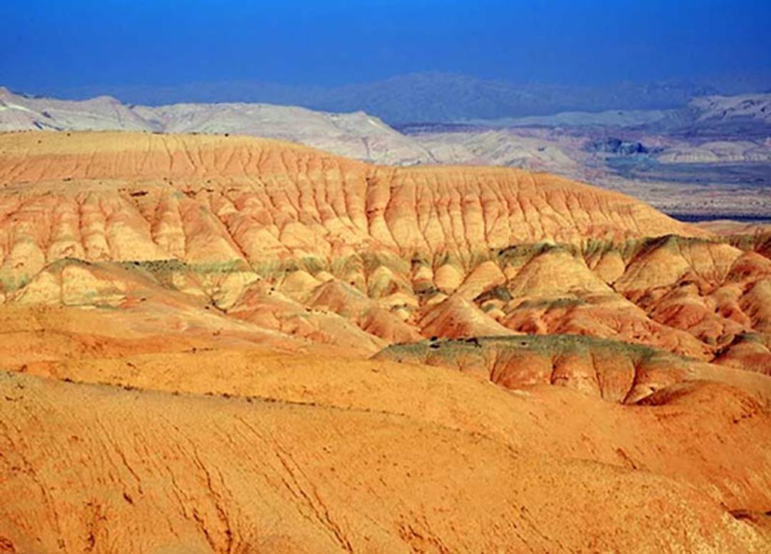 دورنمای تپه های مریخی 