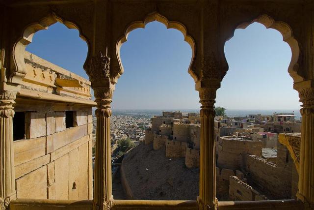 معماری خاص قلعه جیسلمیر