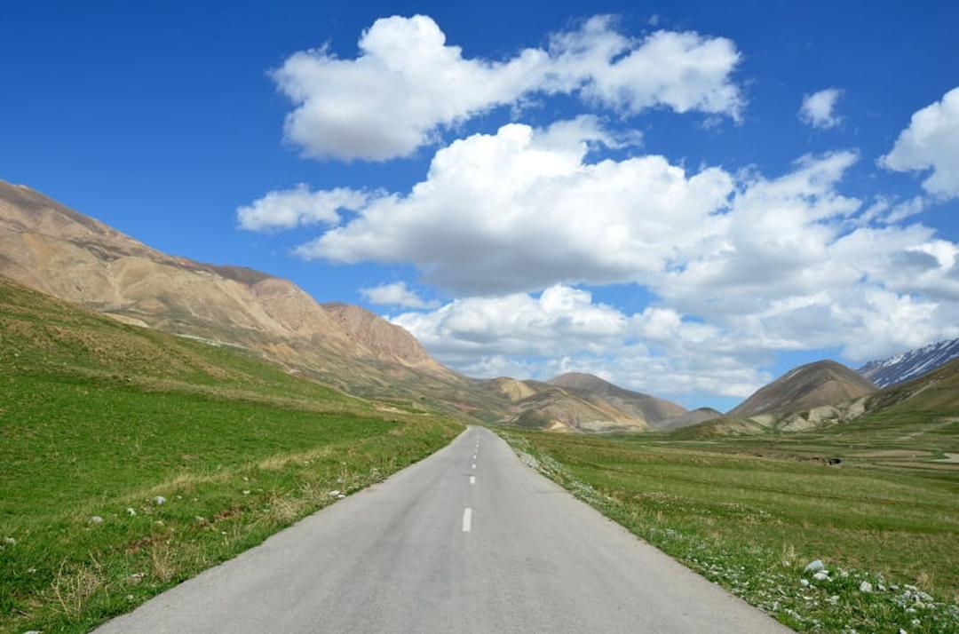 جاده سرسبز روستای لاسم