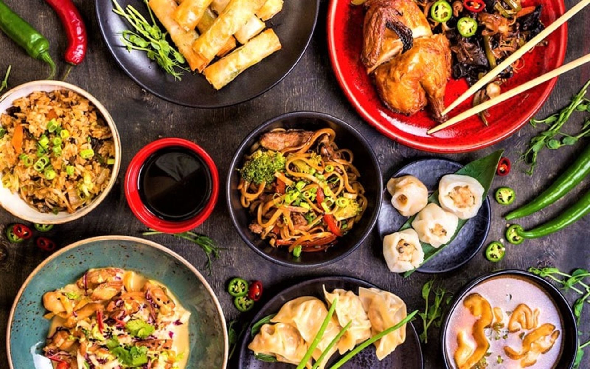 انواع غذاهای چینی