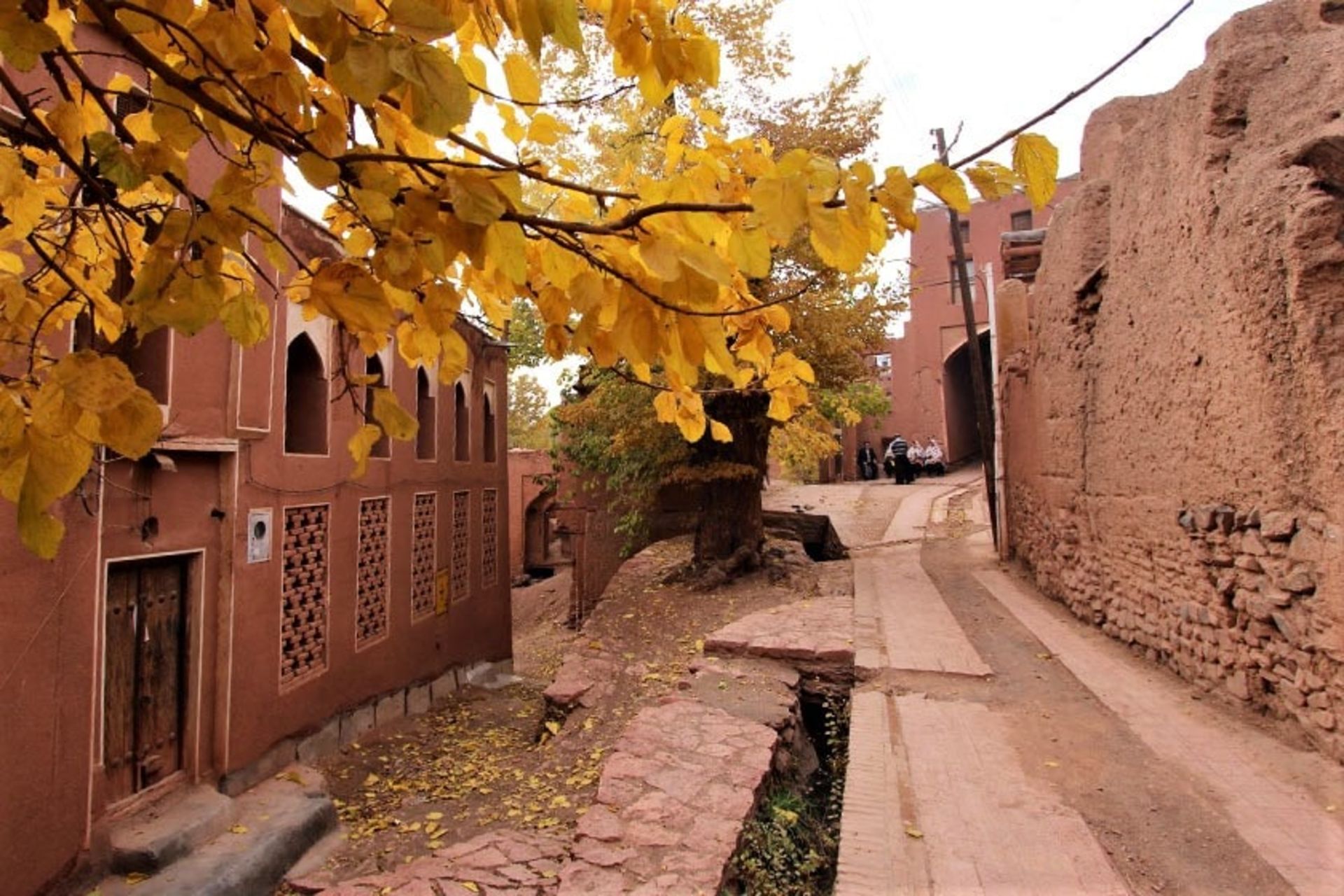 پاییز در ابیانه، منبع عکس: گوگل مپ، عکاس:testsieger  testsieger