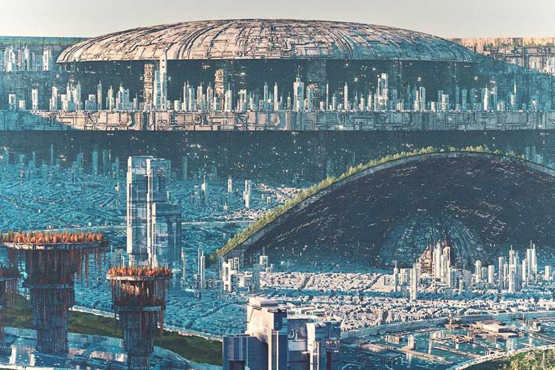 انفجار جمعیت در پاد آرمان شهرهای آینده؛ Annibale Siconolfi