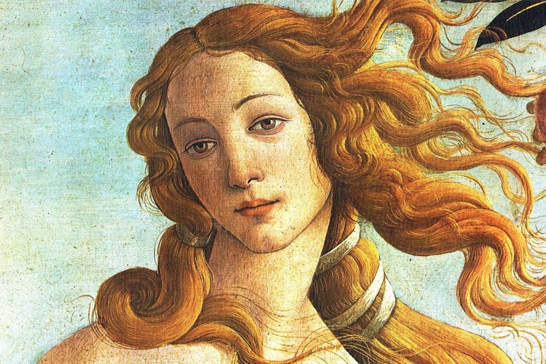 قسمتی از تابلوی زایش ونوس؛ منبع: ویکی مدیا