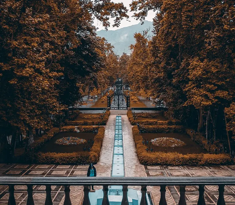 باغ ایرانی در پاییز
