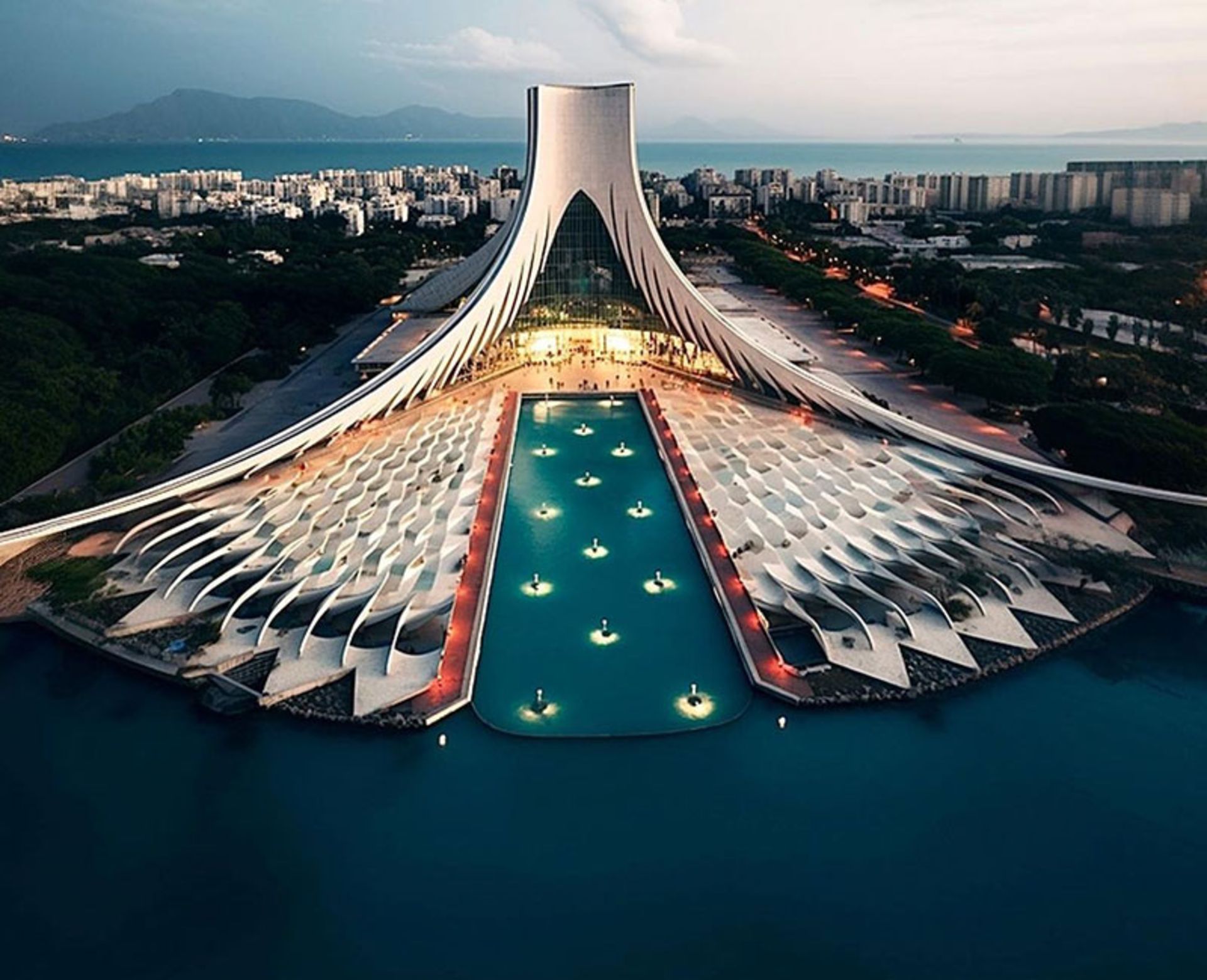 تصویرسازی هتل با الهام از برج آزادی