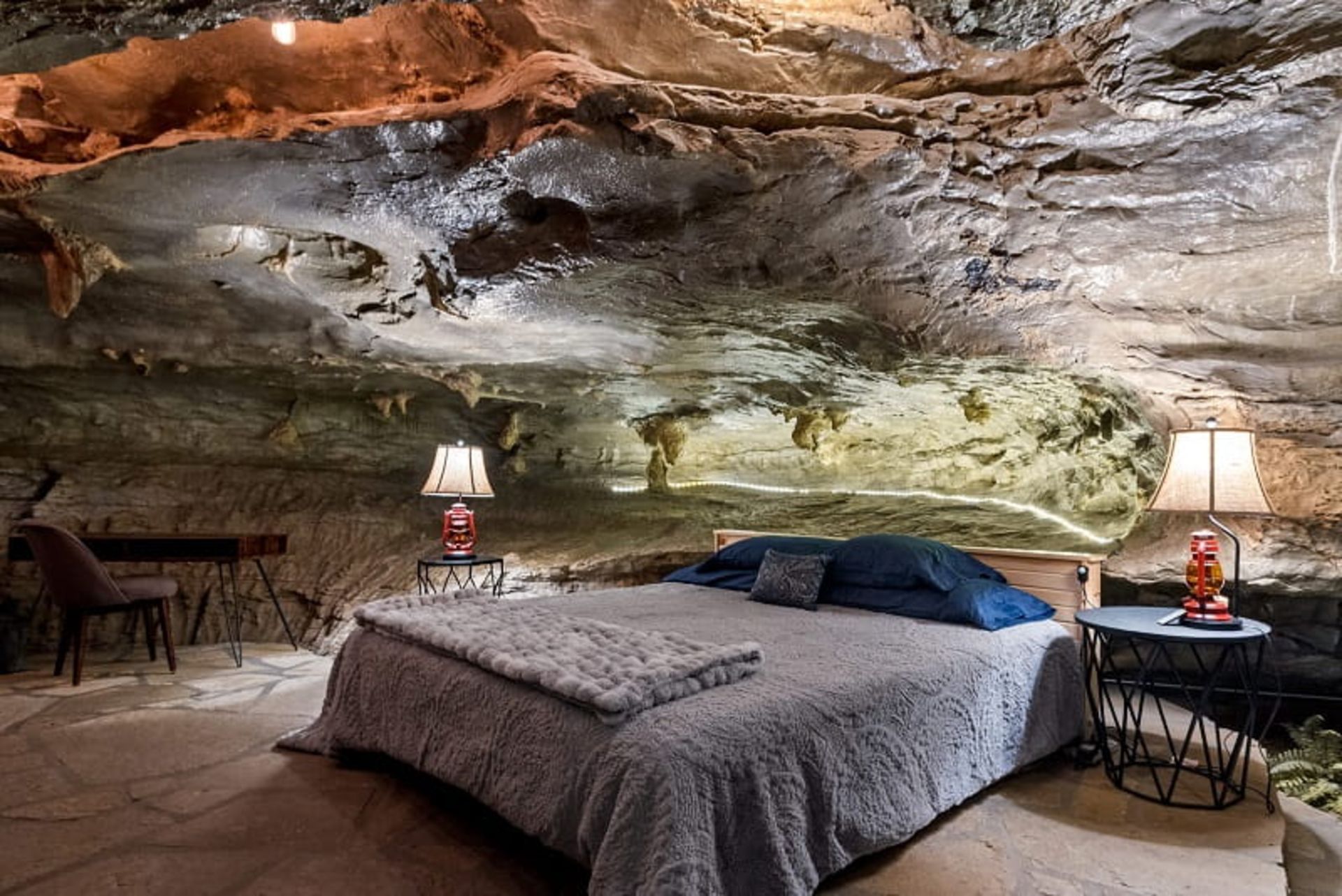 اقامتگاه صخره ای بکهام کریک، منبع:beckhamcave