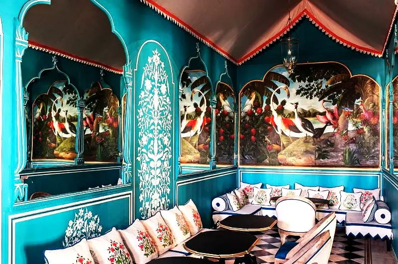 نقاشی‌های دیواری رستوران پلادیو، منبع: اینستاگرام  barpalladio