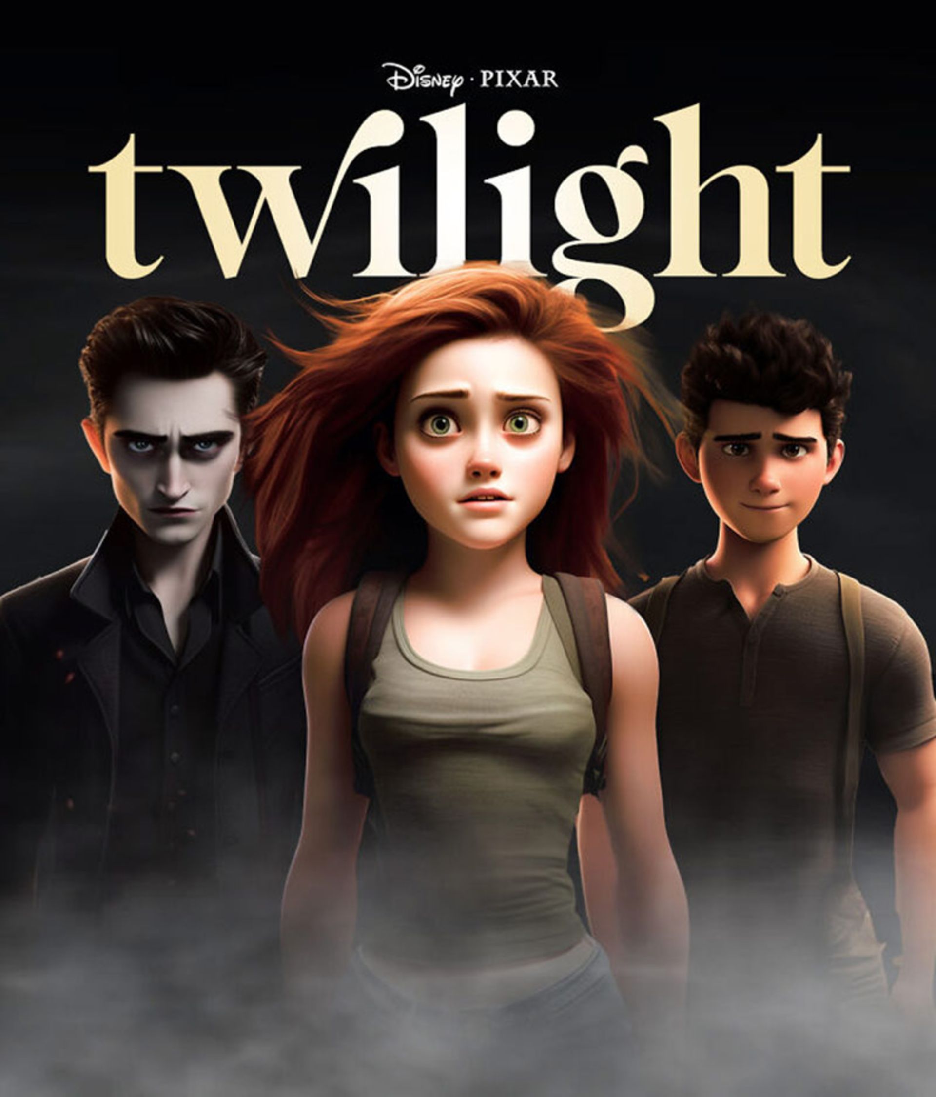 پوستر فیلم Twilight به سبک پیکسار