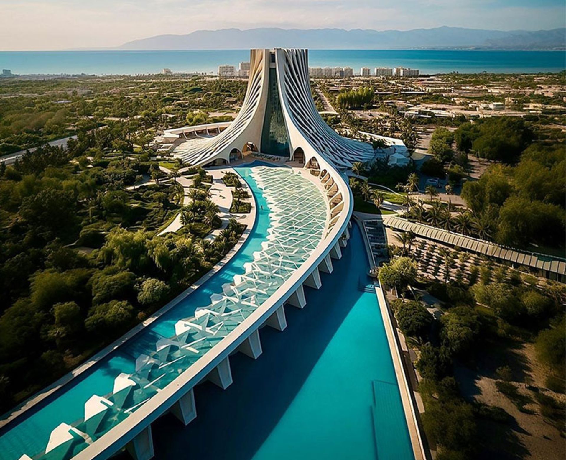 اقامتگاهی مجلل با الهام از برج آزادی