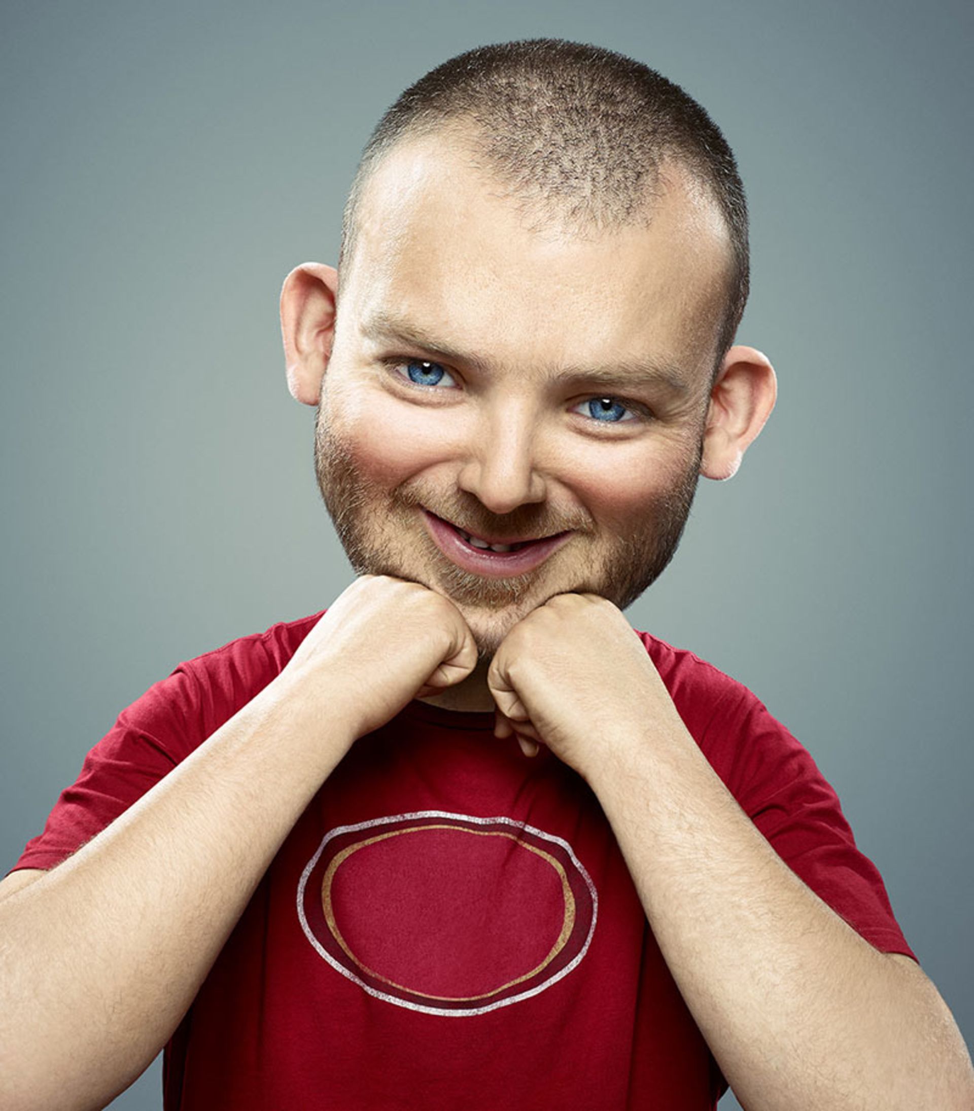 مرد ذوق زده در لباس کودک؛  اثر Cristian Girotto