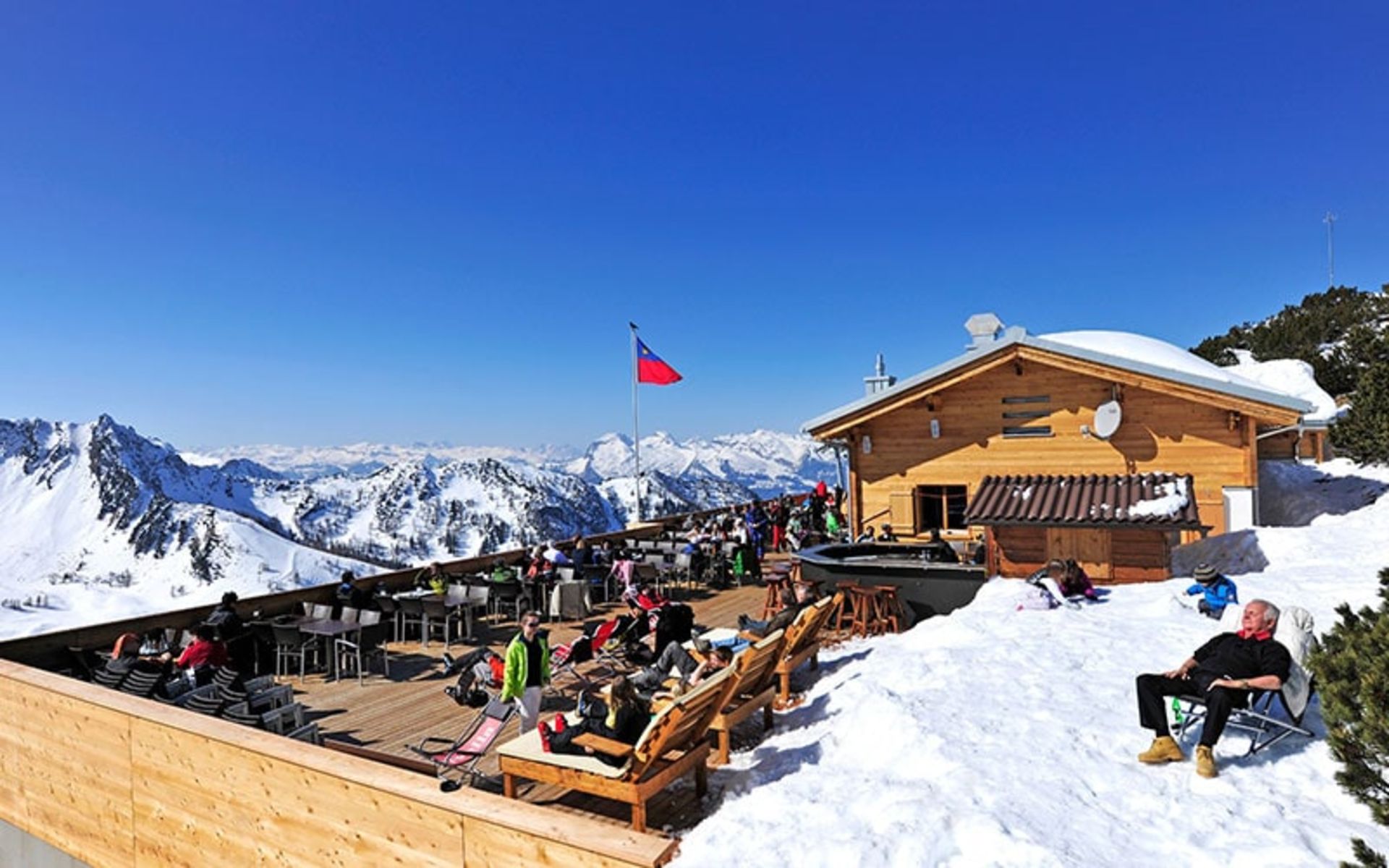 تفرجگاه زمستانی در لیختن اشتاین، منبع عکس: outdooractive.com، عکاس: ناشناس