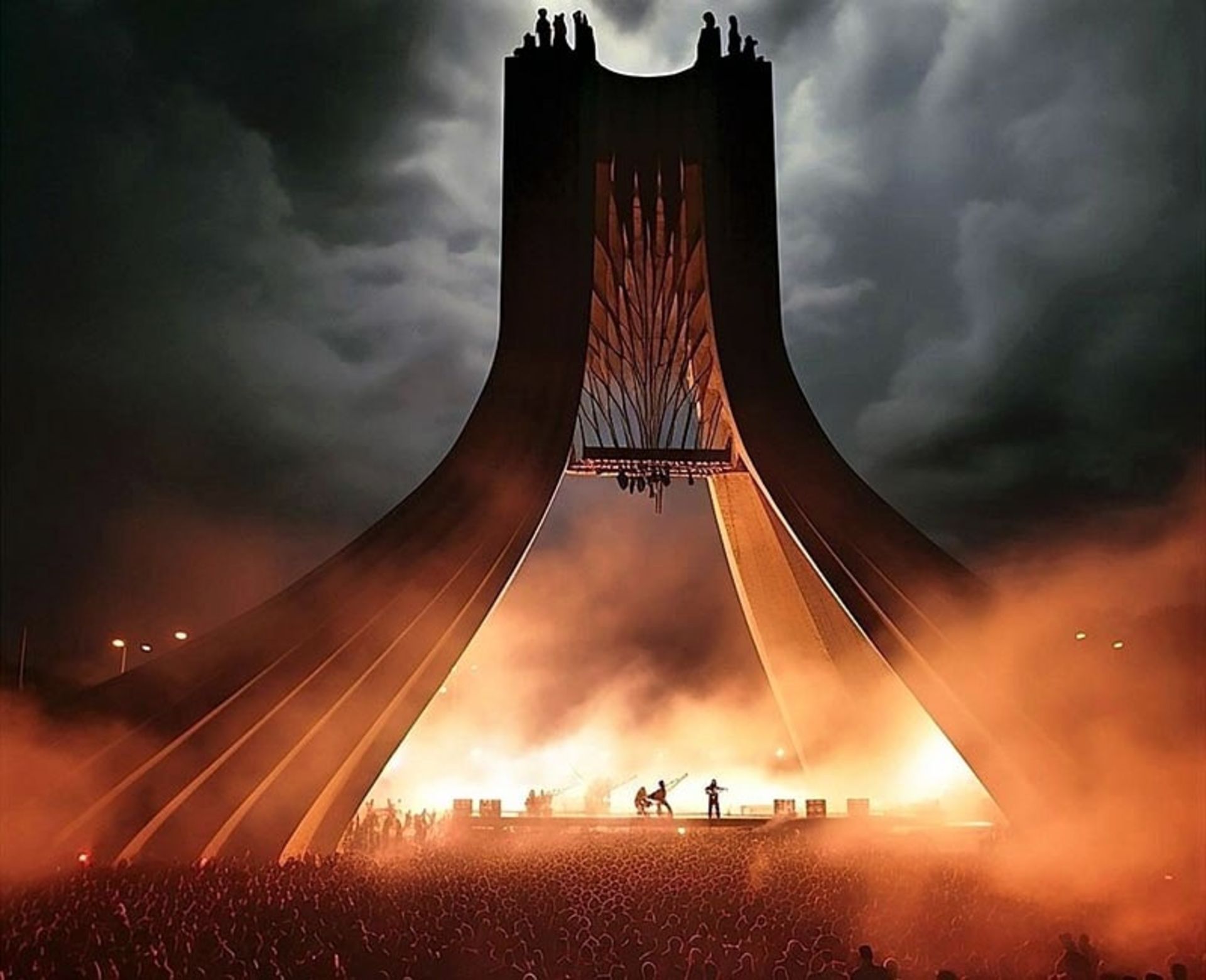 برگزاری کنسرت در محل برج آزادی