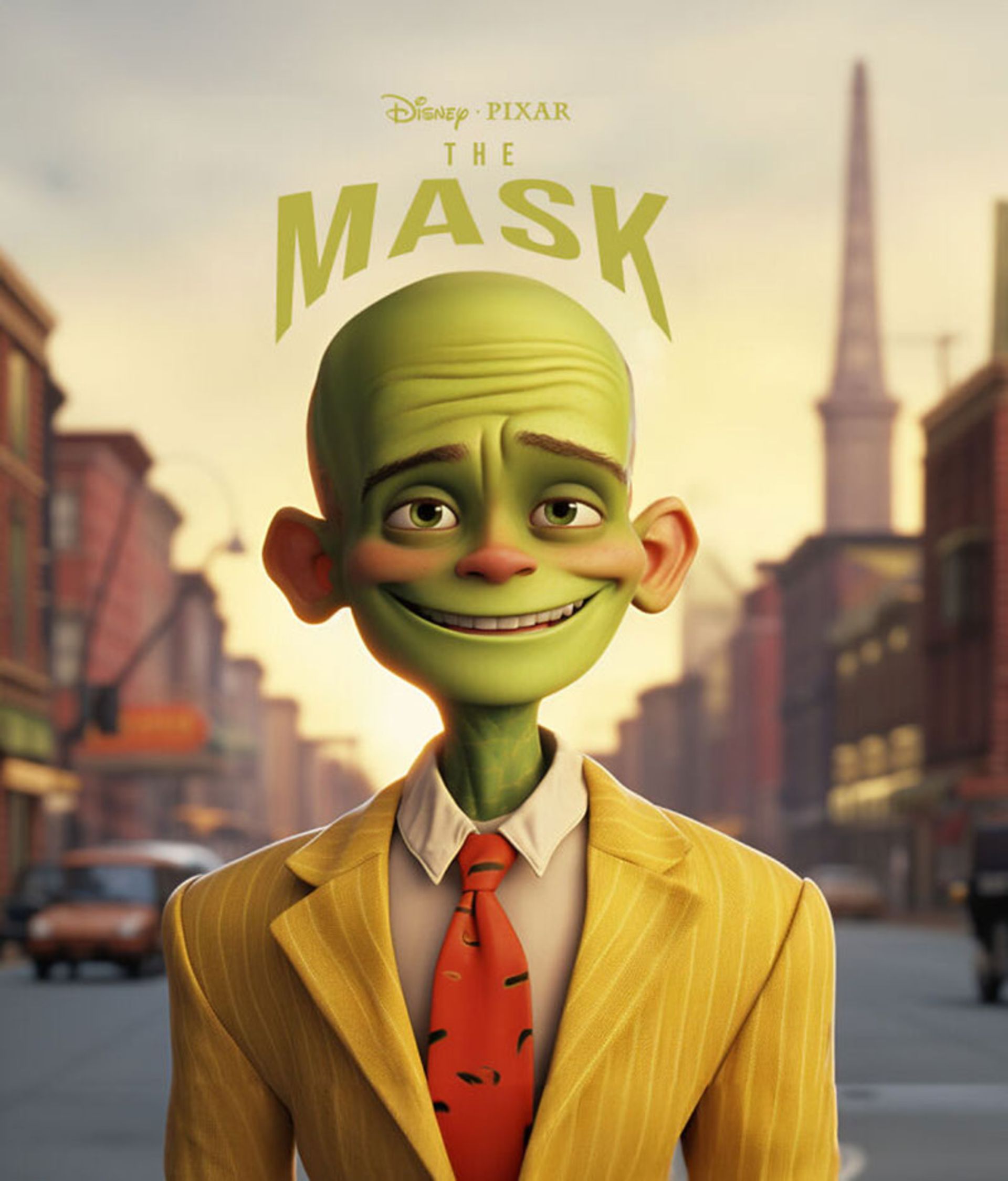 پوستر فیلم The Mask به سبک پیکسار