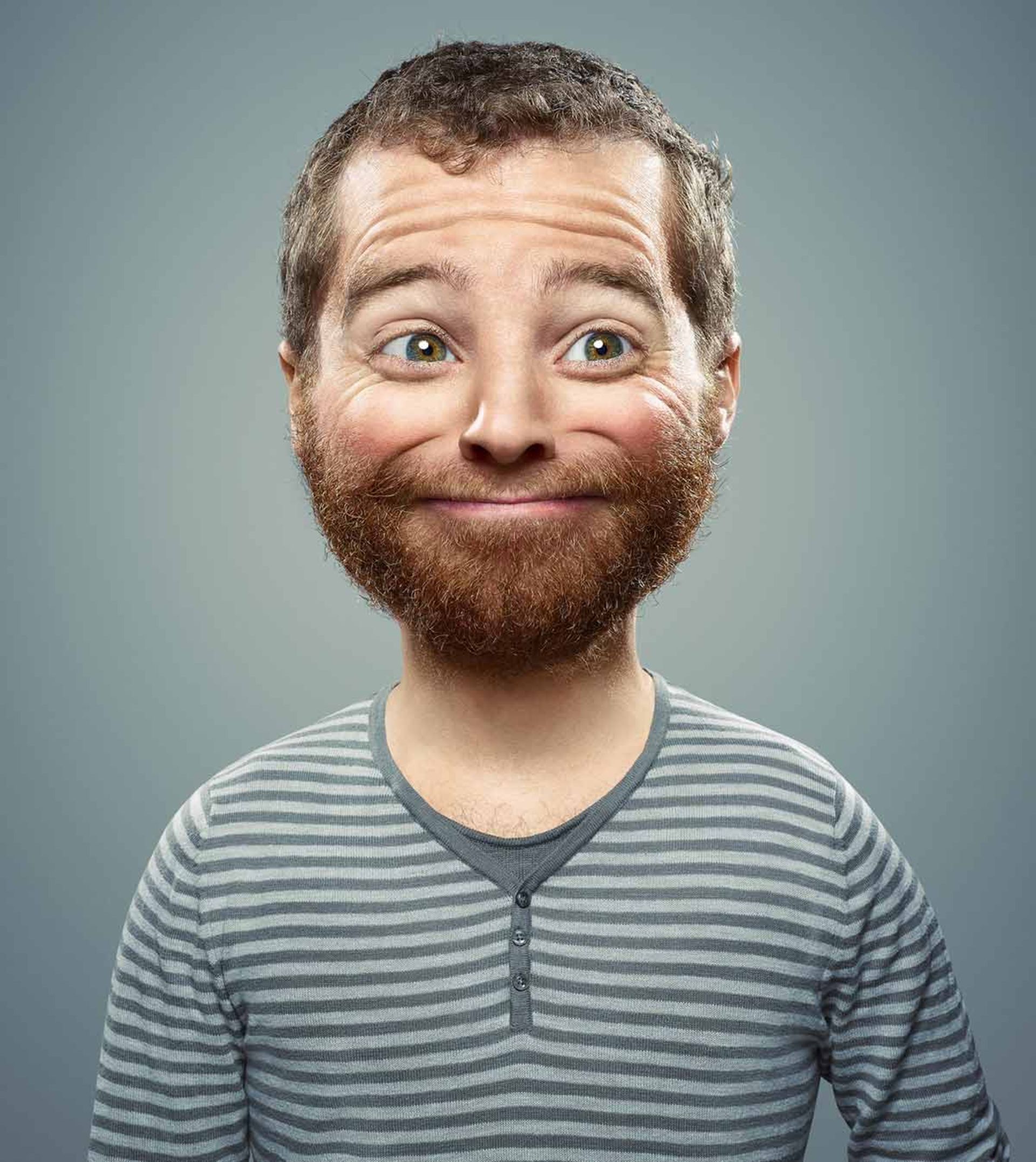 مرد هیجان زده در لباس کودک؛  اثر Cristian Girotto