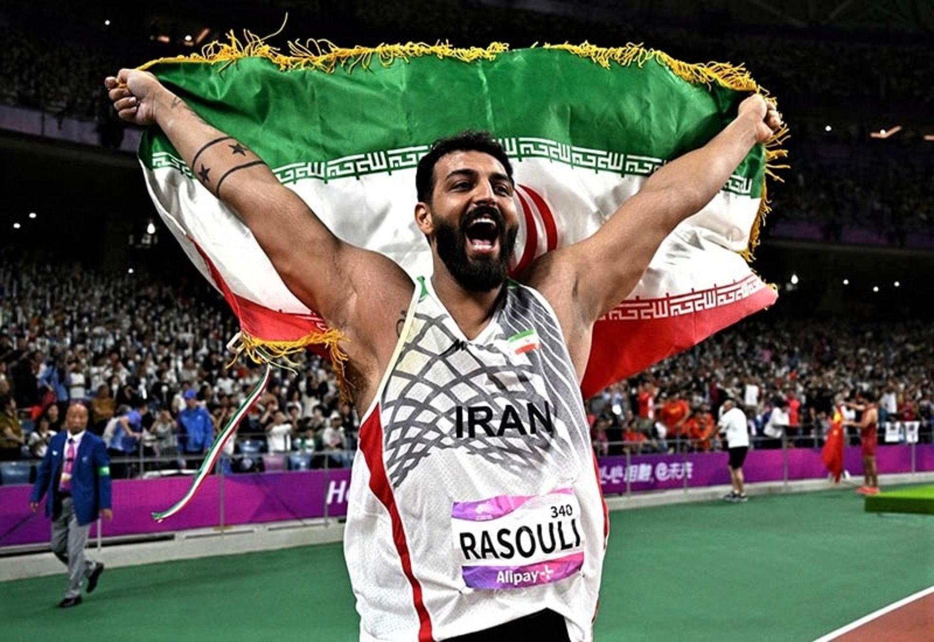 قهرمانی رسولی در پرتاب دیسک چین
