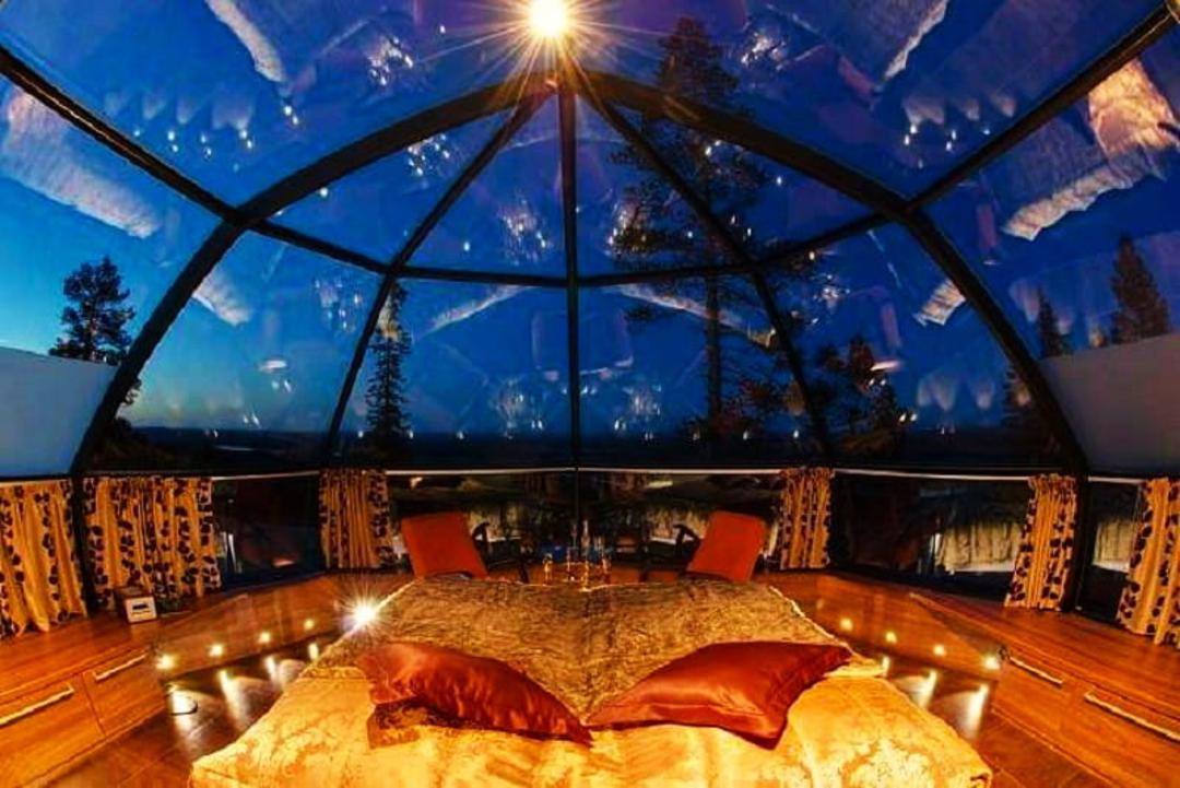 اقامتگاه قطبی کاکسلاتانن، منبع: booking.com