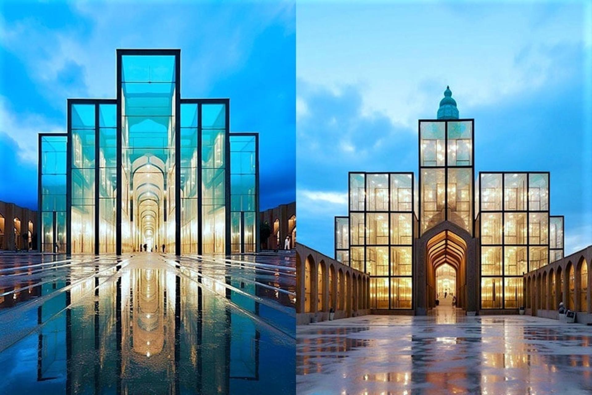 مسجد امیر چخماق با نمای شیشه ای
