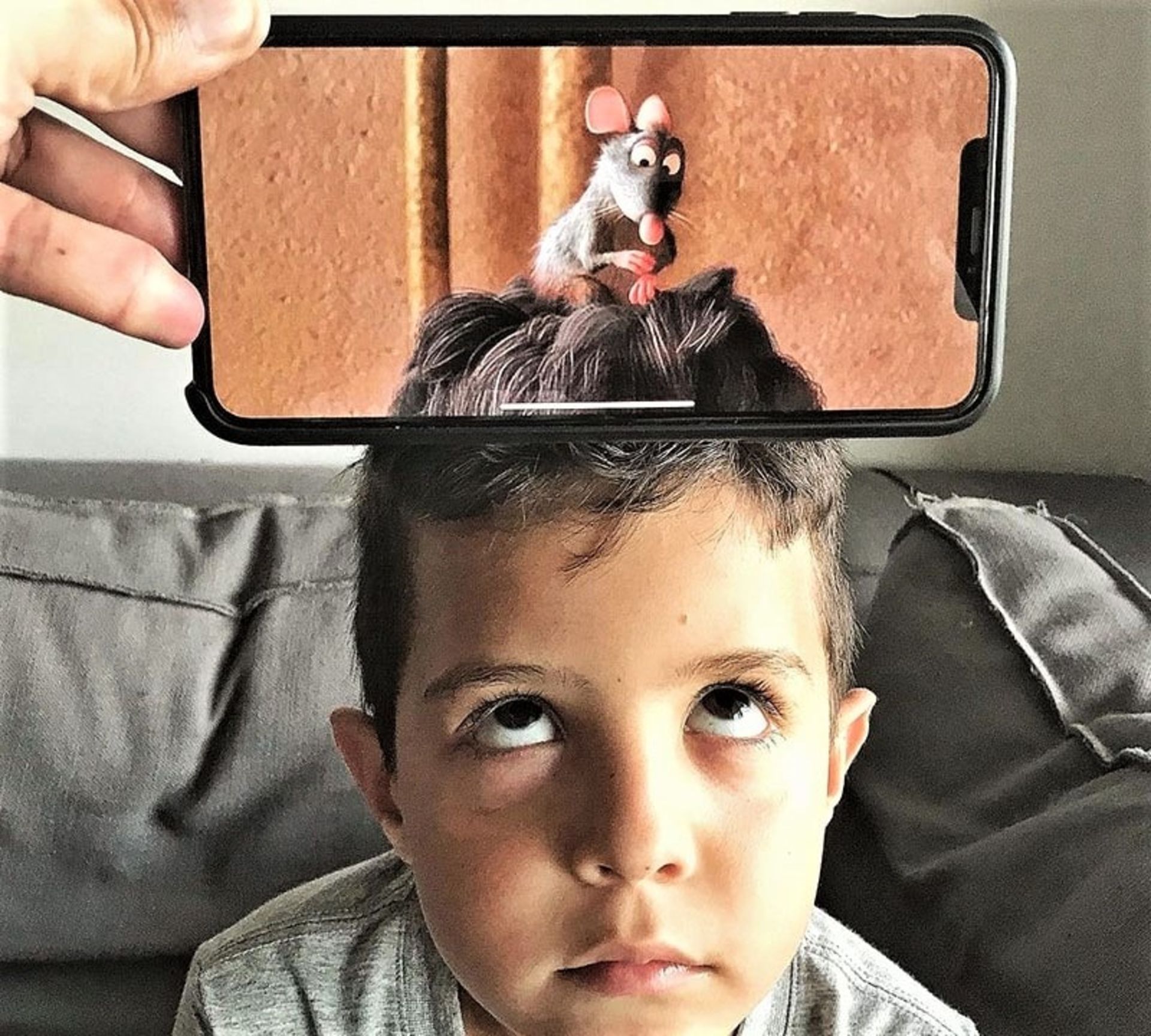 تلفیق کارتون و موی پسربچه