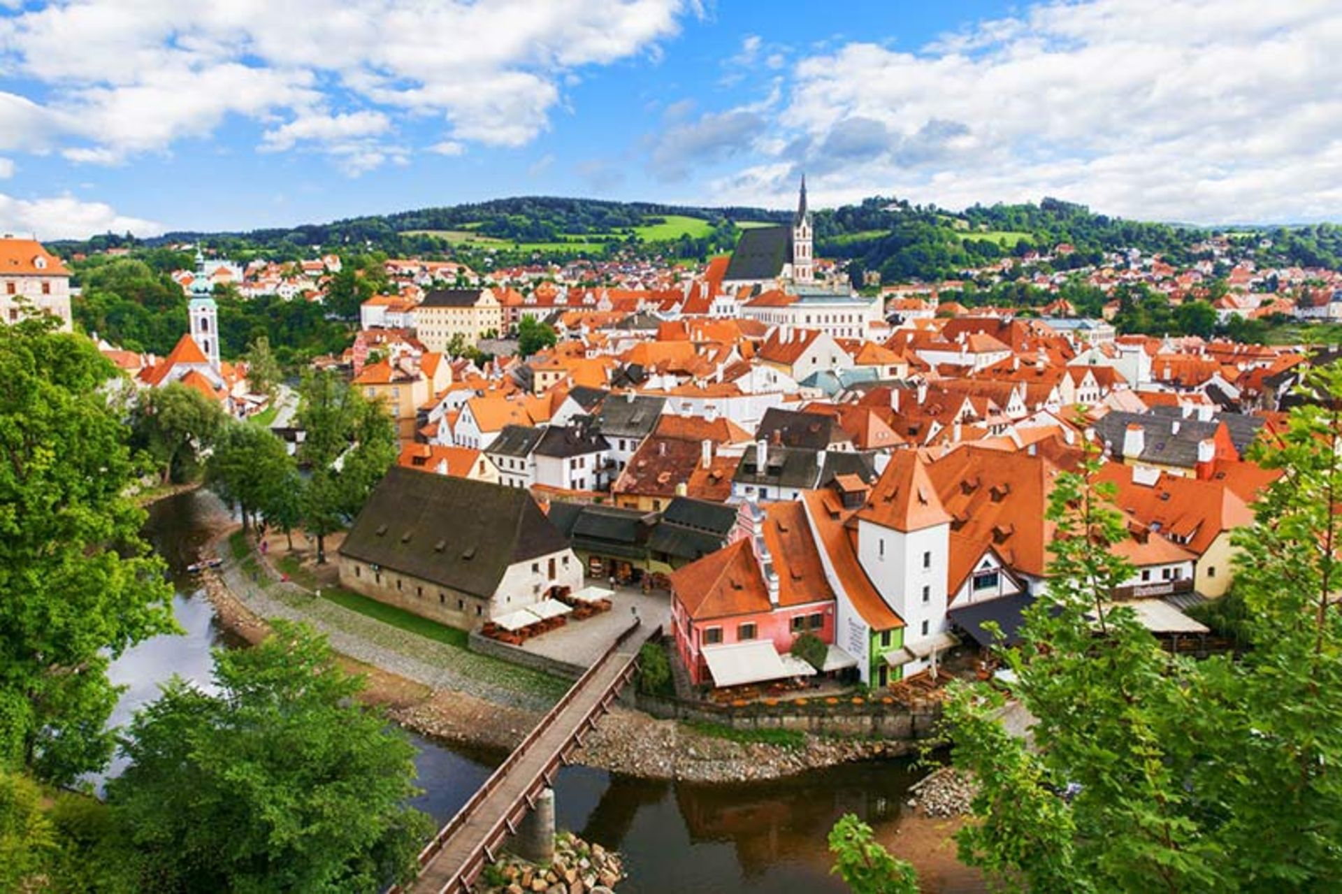 روستای چسکی کروملوف (Cesky Krumlov) در جمهوری چک