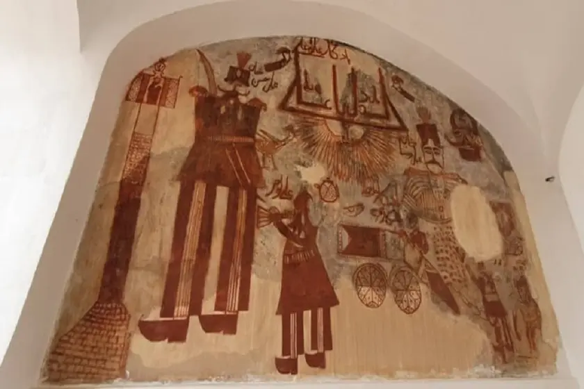 نقاشی مسجد جامع ساوه