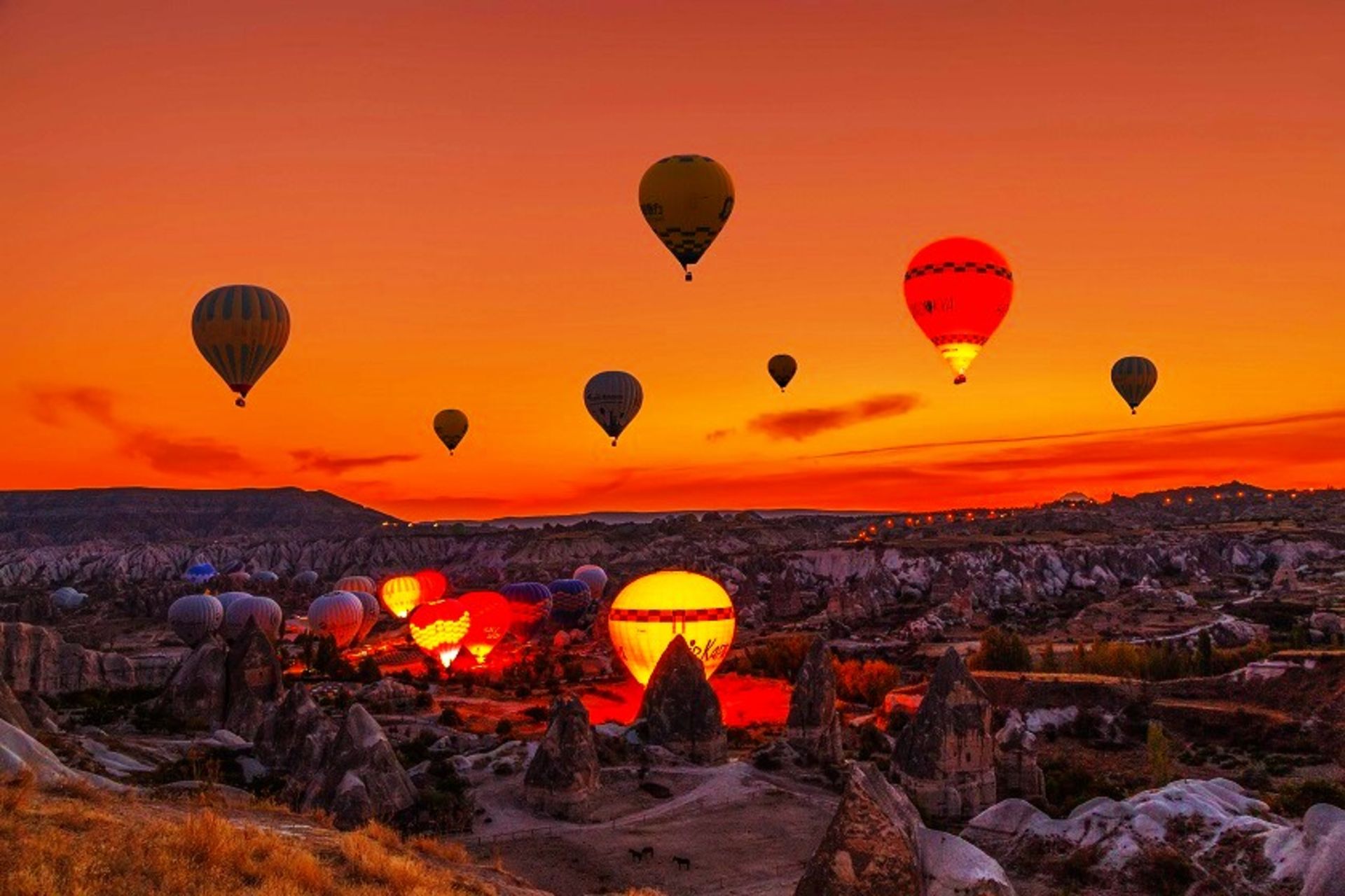 بالون سواری در کاپادوکیا، منبع: pixabay.com
