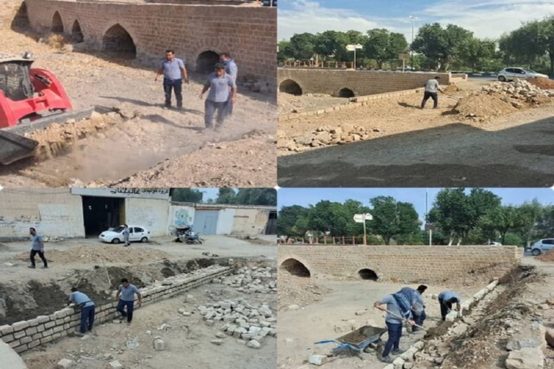 ساماندهی پل ثبت جهانی شده شوشتر