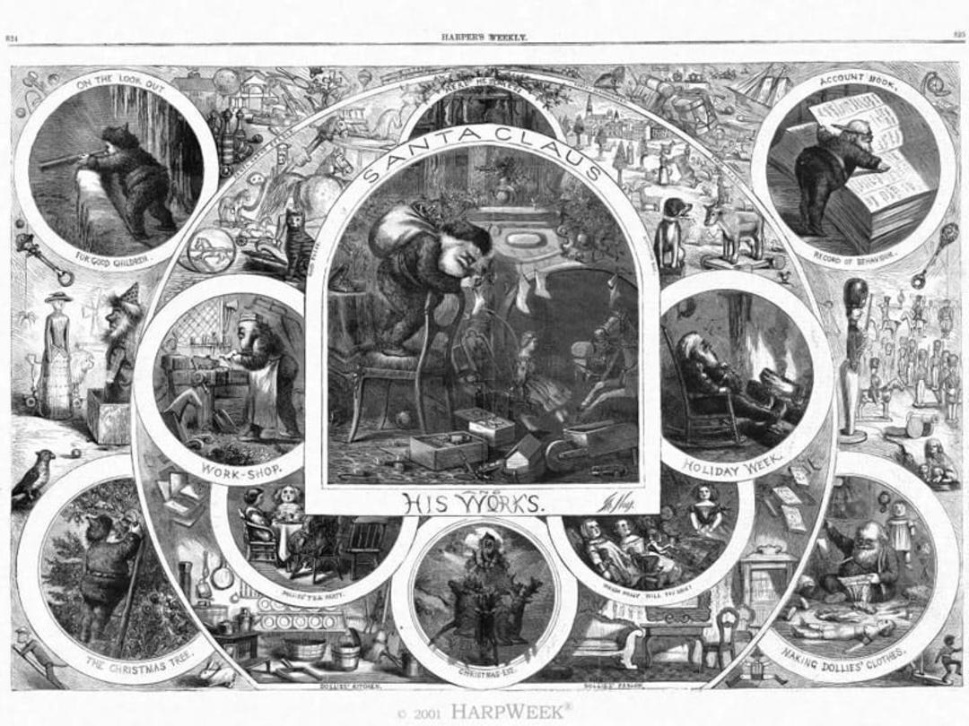 دهکده بابانوئل؛ منبع عکس: America's Victorian Era in the A