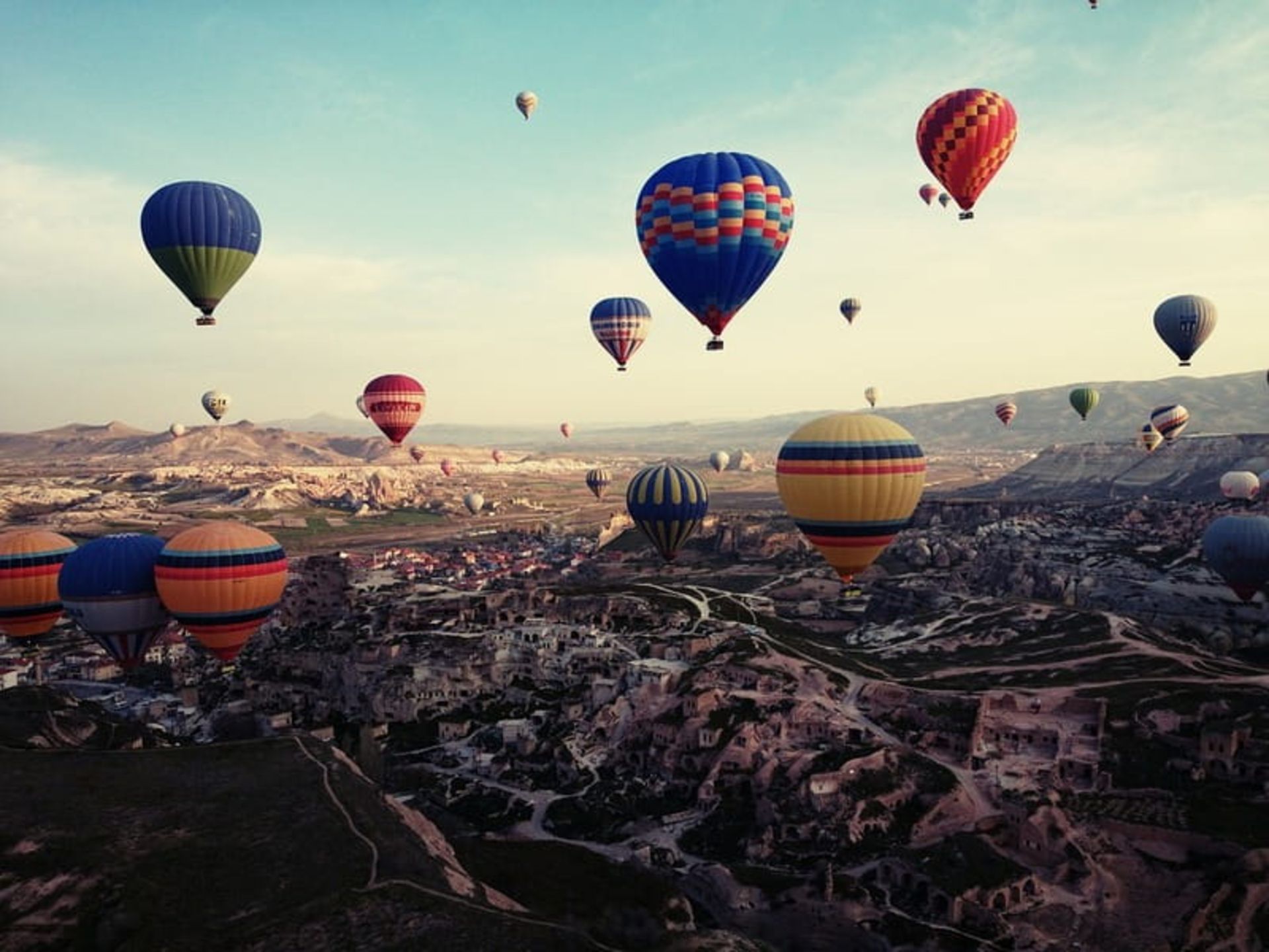 بالون سواری بر فراز کاپادوکیه، منبع: pixabay.com