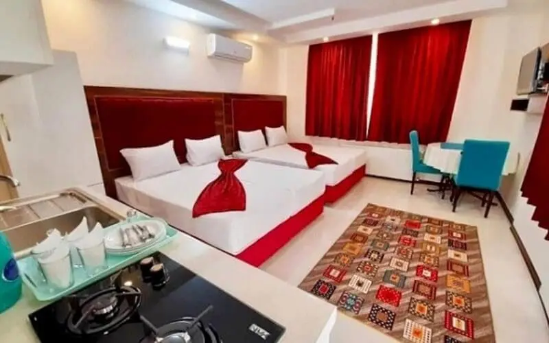 اتاق خانه مسافر عمارلو؛ منبع عکس: سفربازی، عکاس: نامشخص