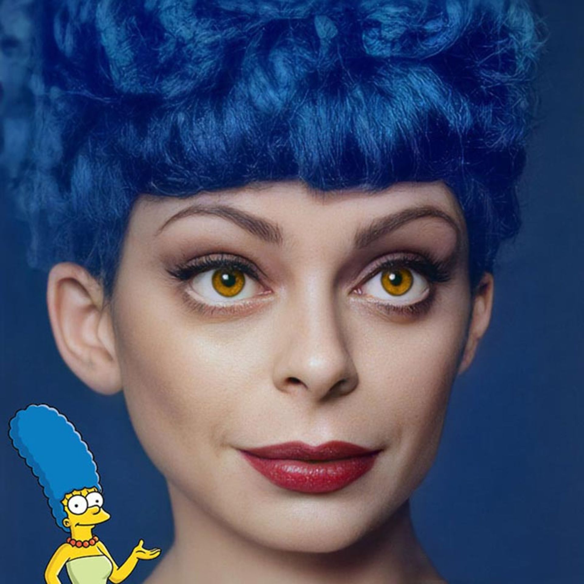 Marge Simpson در دنیای واقعی