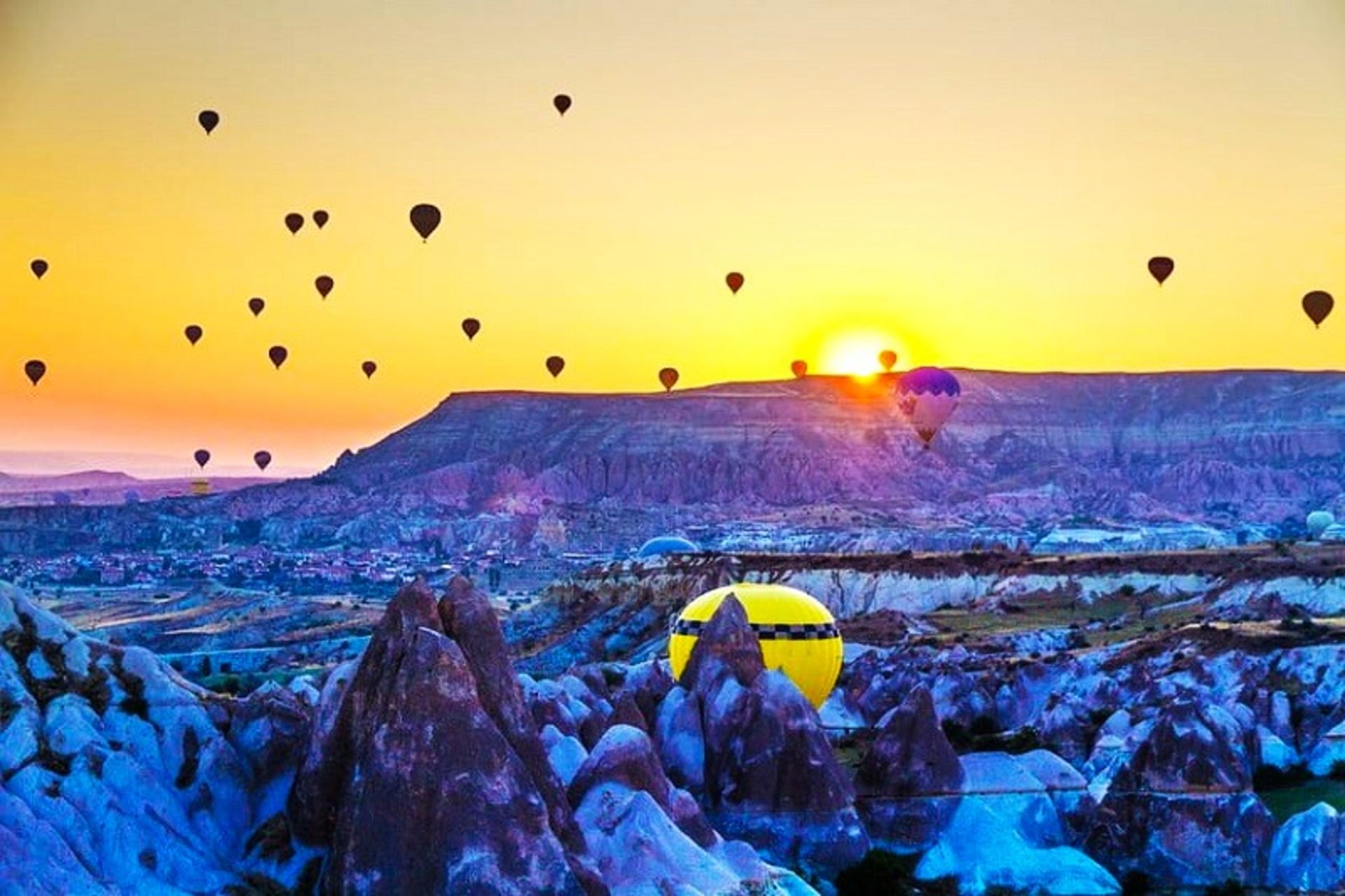 بالون سواری در کاپادوکیا، منبع: pixabay.com