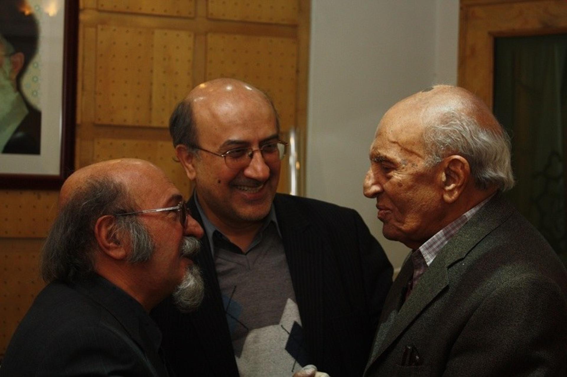 موسسین موزه در نشست موزه نقشه تهران؛ منبع عکس: Mapmuseum.tehran.ir؛ عکاس: نامشخص