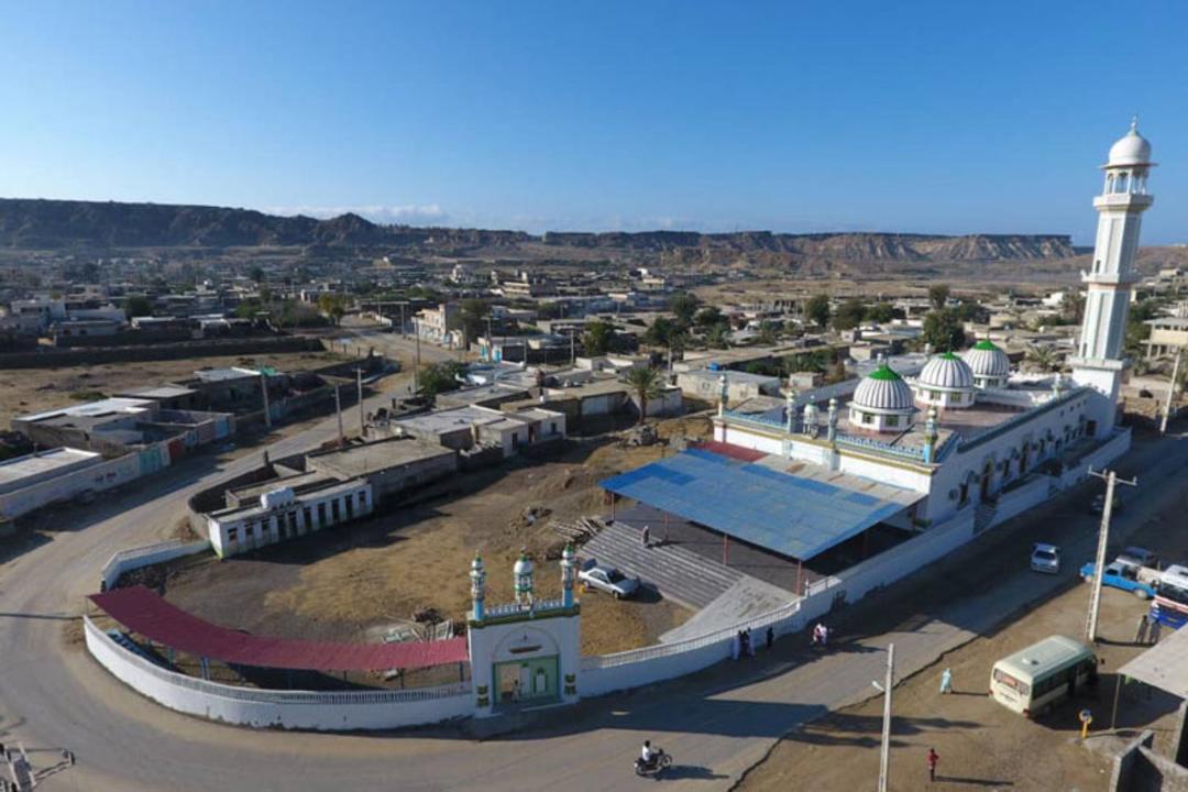 تصویر هوایی از مسجد جامع تیس