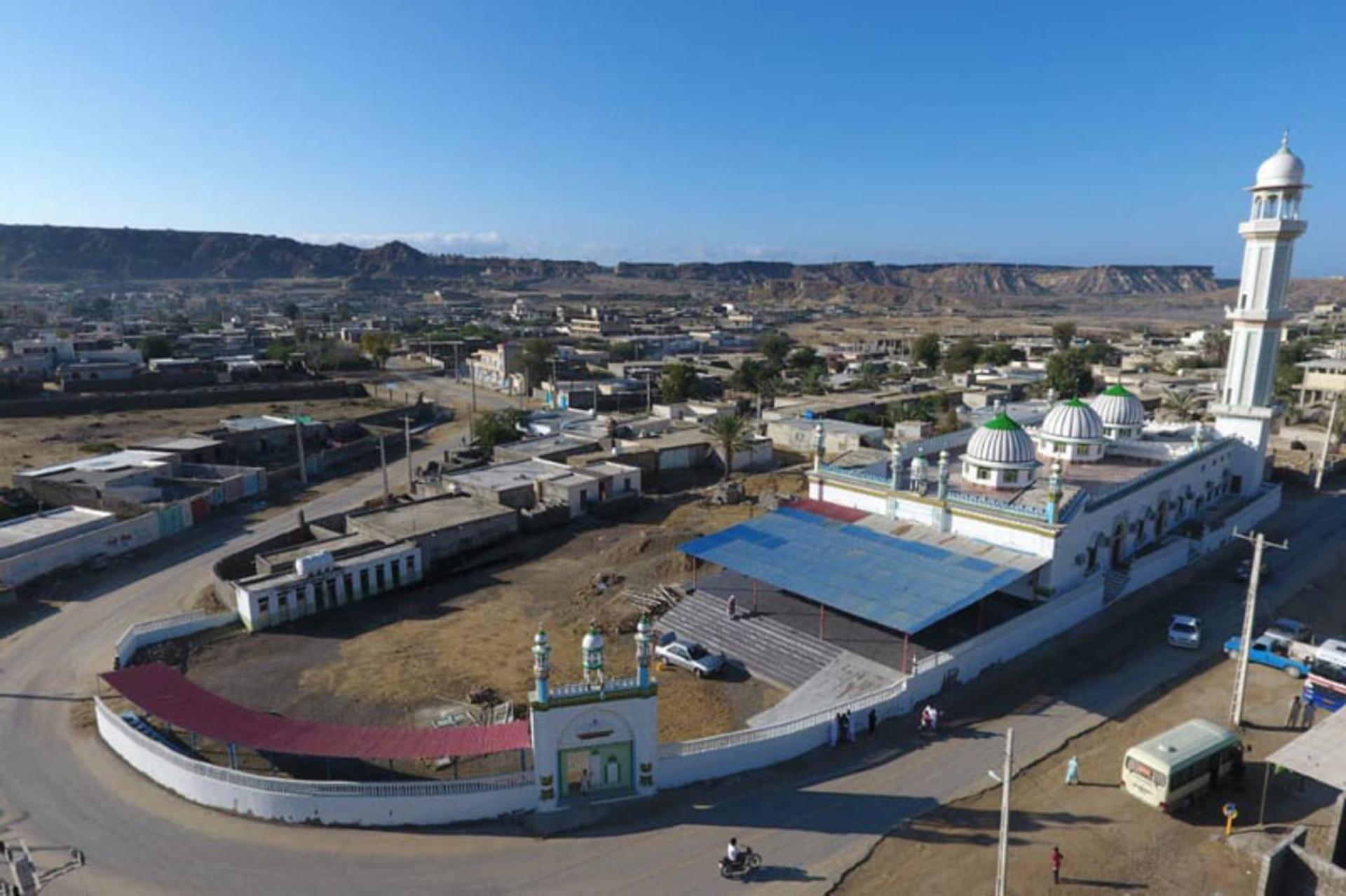 تصویر هوایی از مسجد جامع تیس