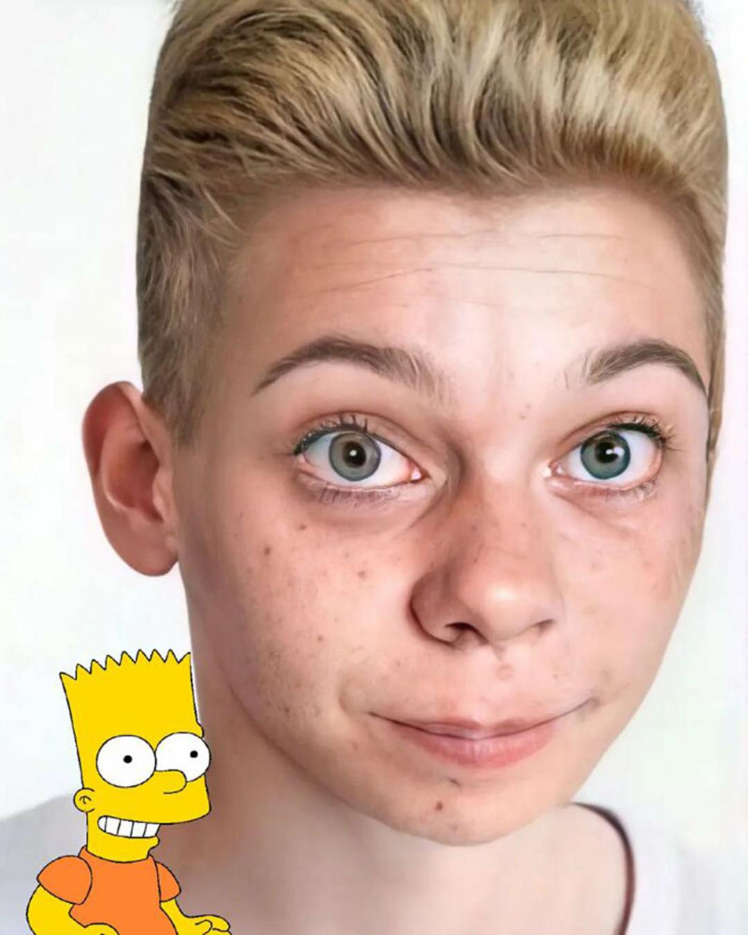 Bart Simpson در دنیای واقعی