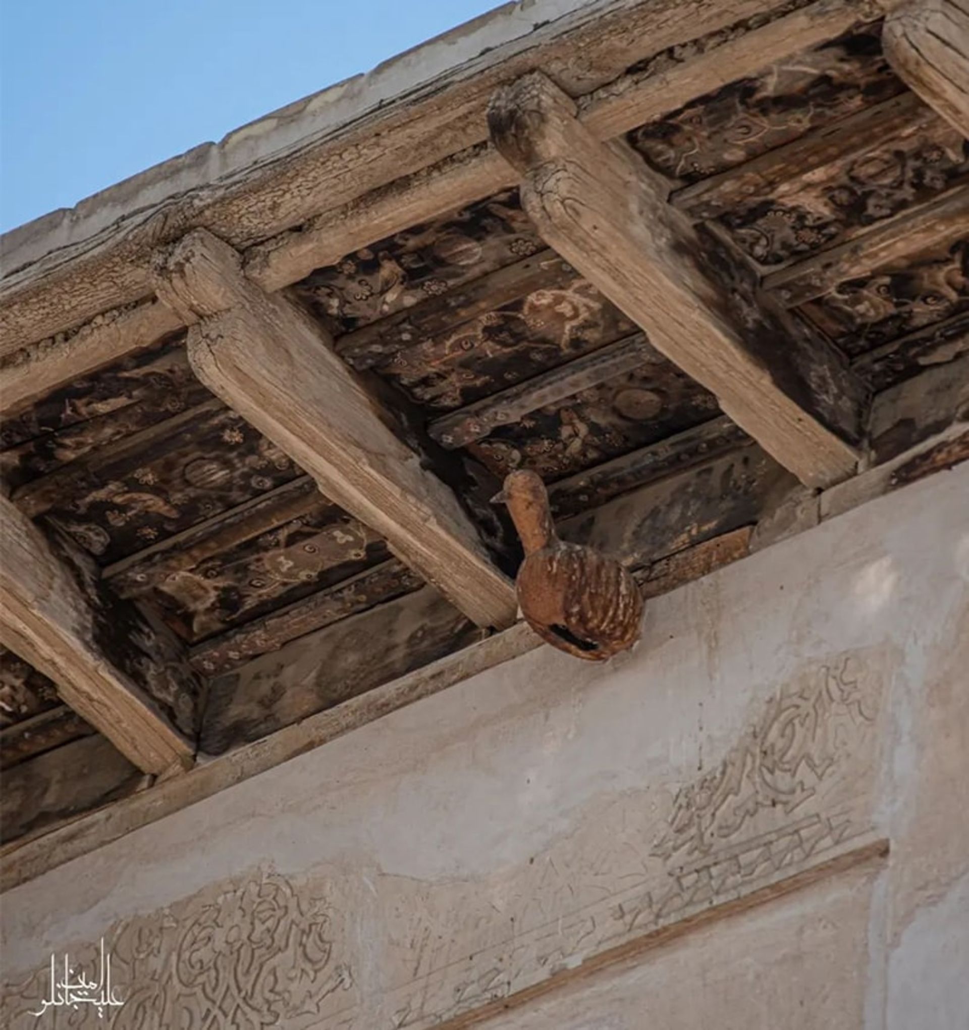 معماری سقف خانه حقیقی اصفهان، منبع عکس: اینستاگرام alijanlou.amin@، عکاس: امین علیجانلو