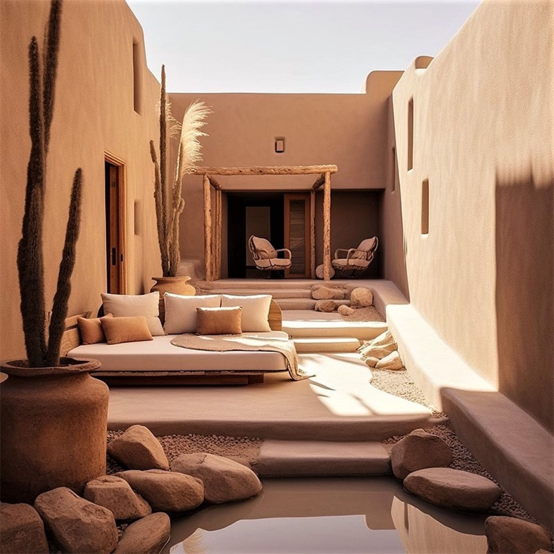 معماری سنتی در خانه ای خشتی در تربت جام