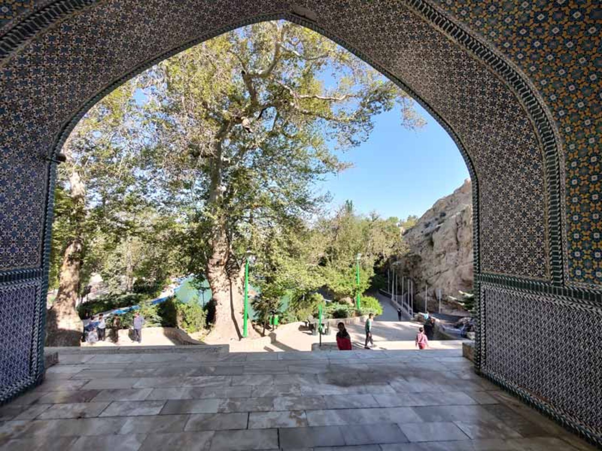 گردشگاه بش قارداش در بجنورد؛ منبع عکس: گوگل مپ؛ عکاس: سعید انتظاری