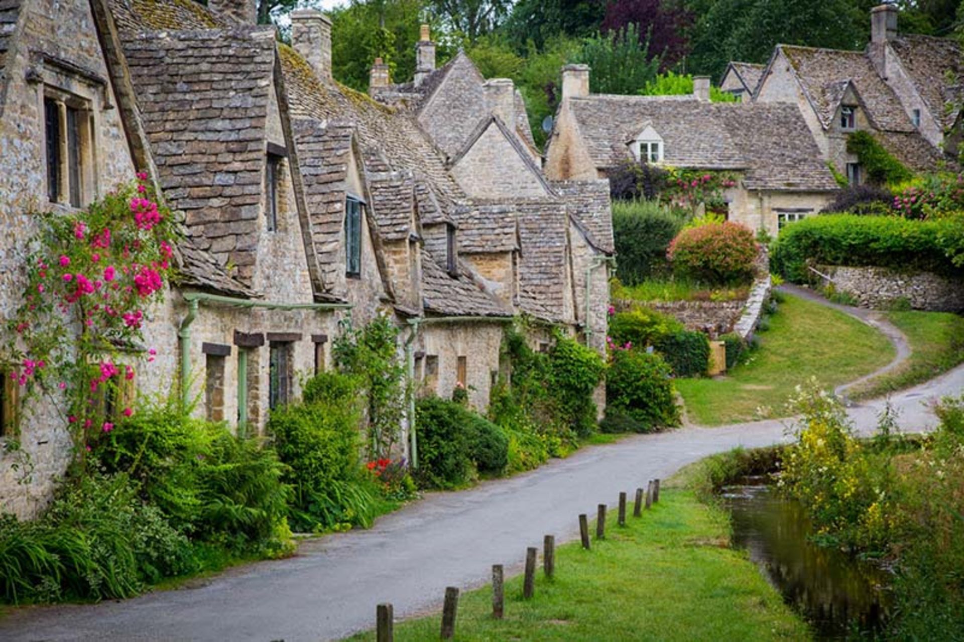 روستای بایبری (Bibury) در انگلستان
