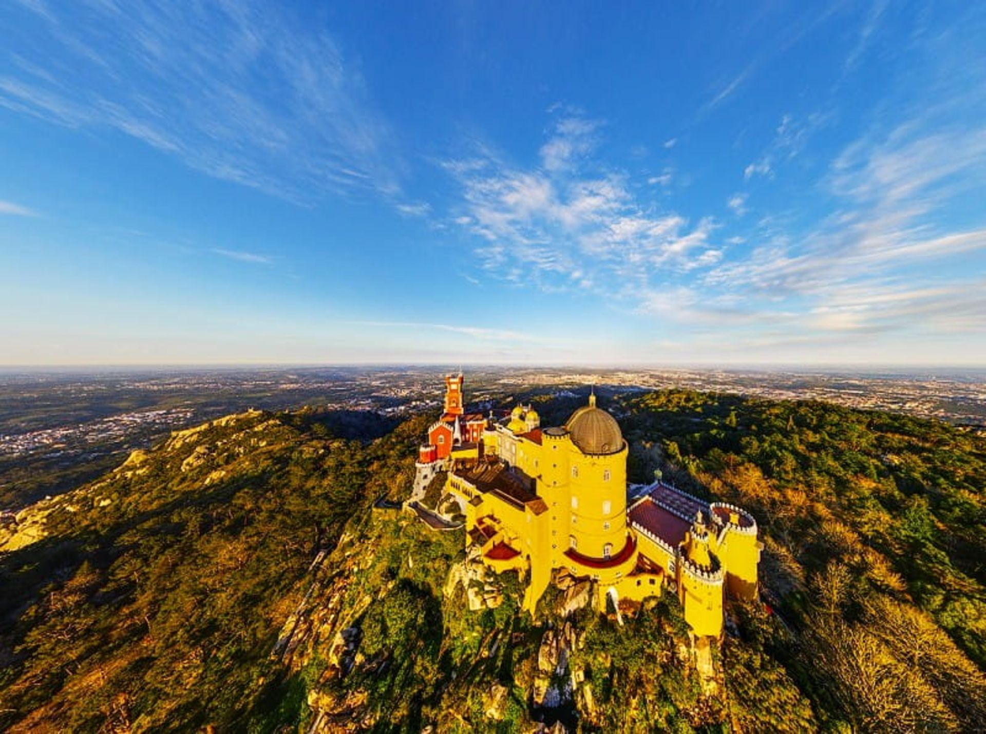 کاخ ملی پنا، منبع: www.airpano.com