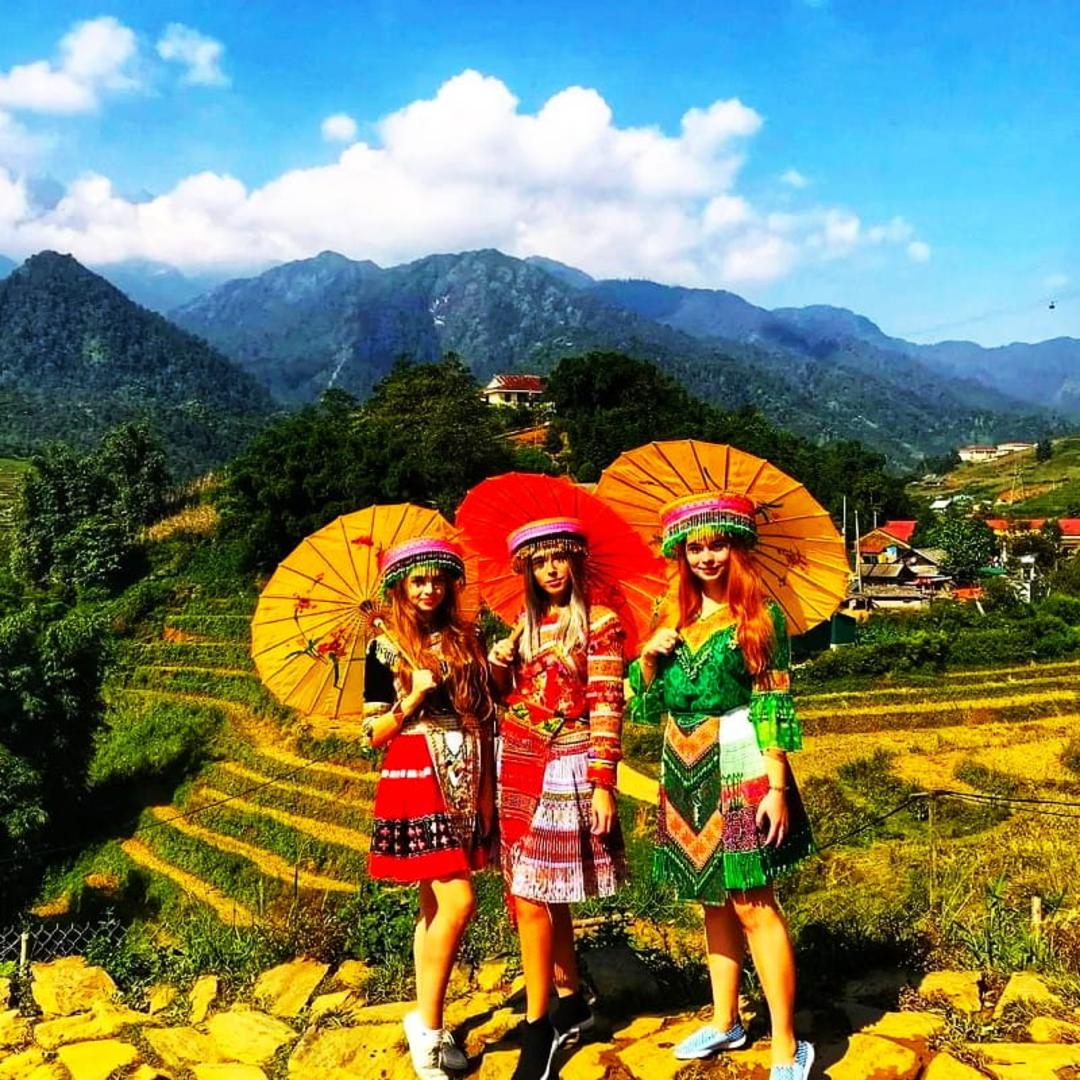 مزارع پلکانی روستای کت کت، منبع صفحه اینستاگرام: sapavietnamtour