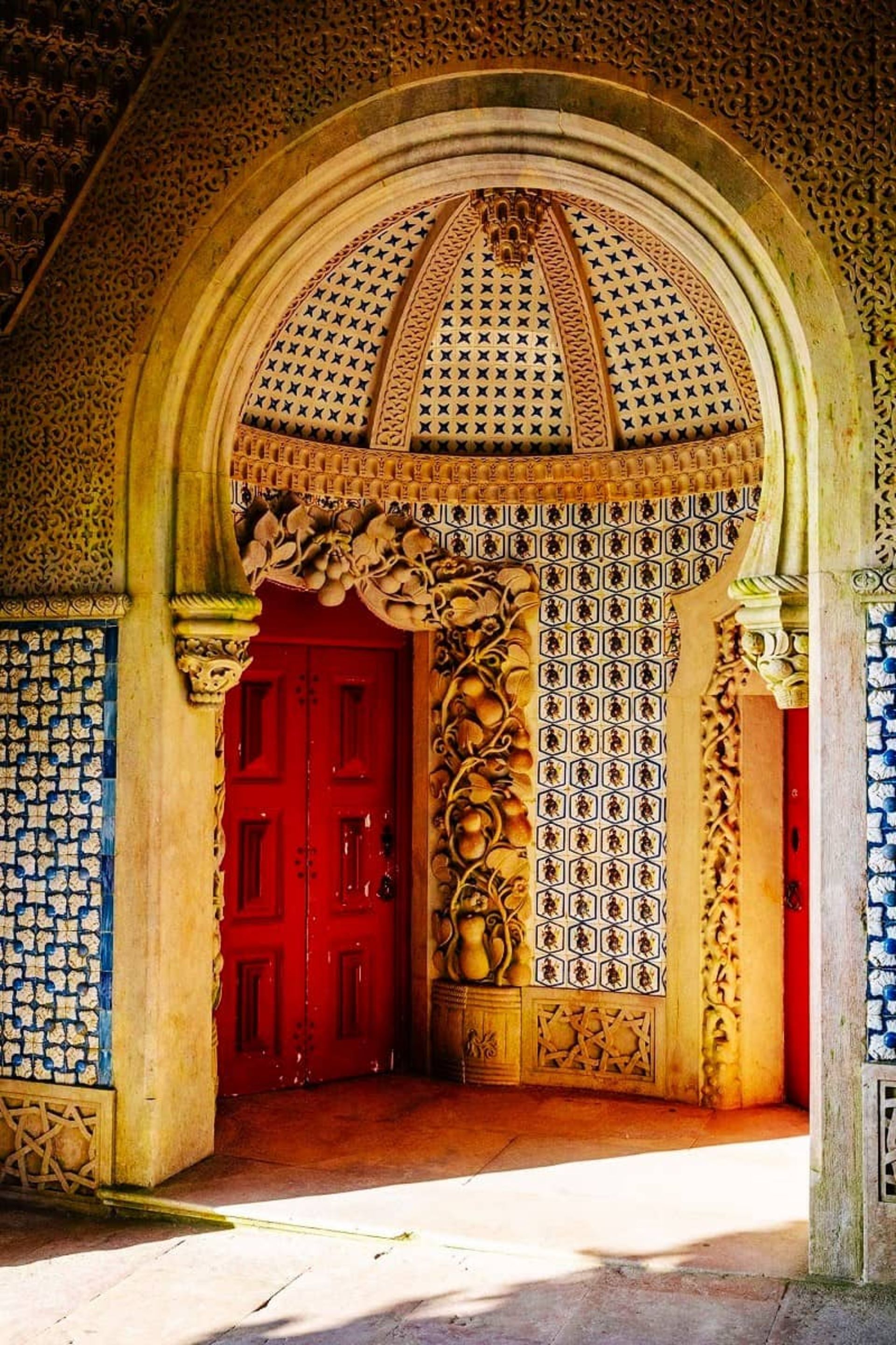 فضا داخلی کاخ ملی پنا، منبع: www.parquesdesintra.pt